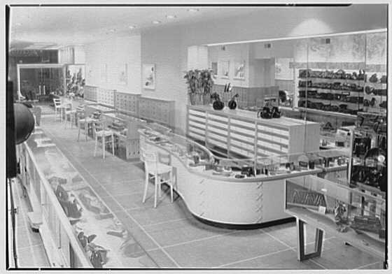 Photo:Hempstead New York Glove Shop Interior 1946 Fulton Ave Store
