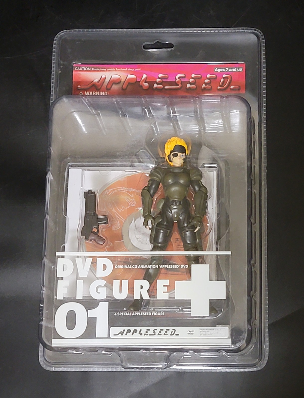 Yamato Appleseed Deunan Knute DVD Figure 01 New In Box Sealed