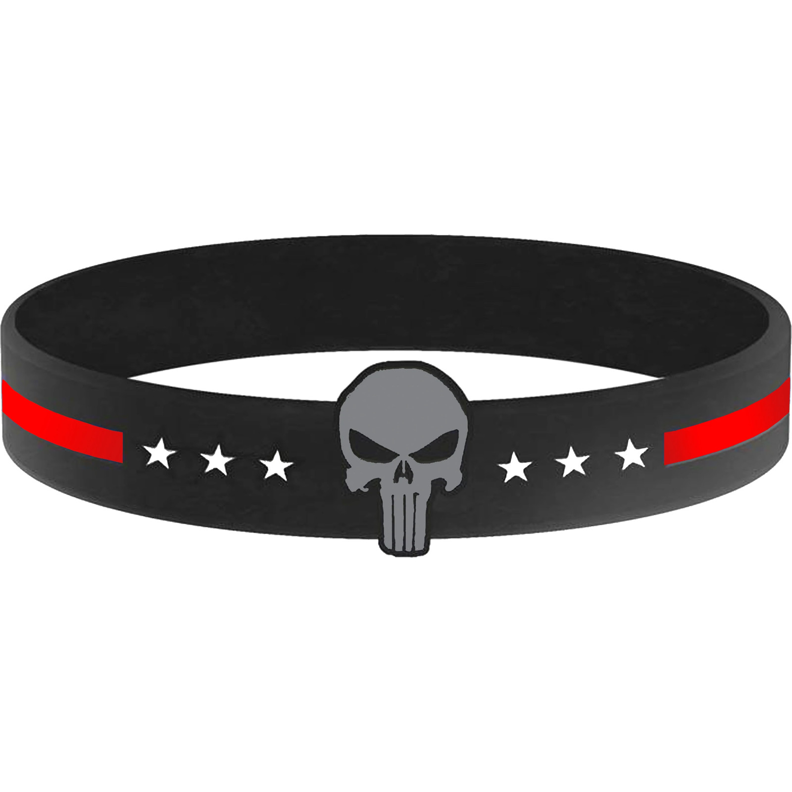 Thin Red Line Silicon Bracelet (RED) Fire Department, Fire Fighter Firefighter, Thin Red Line Silicon Bracelet (RED) Fire Department, Fire Fighter Firefighter,