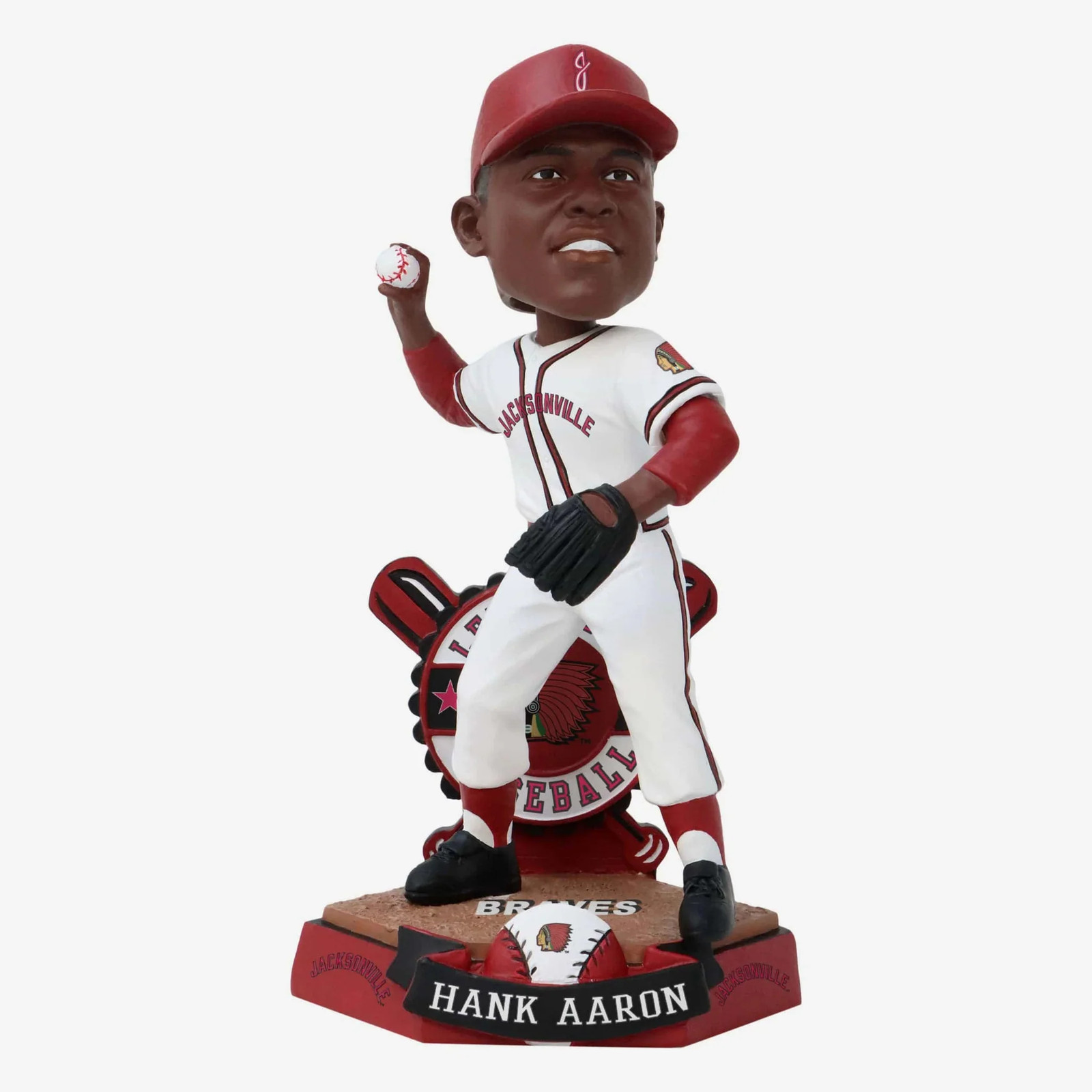 Hank Aaron Jacksonville Bears Minor League Bobblehead Atlanta Braves