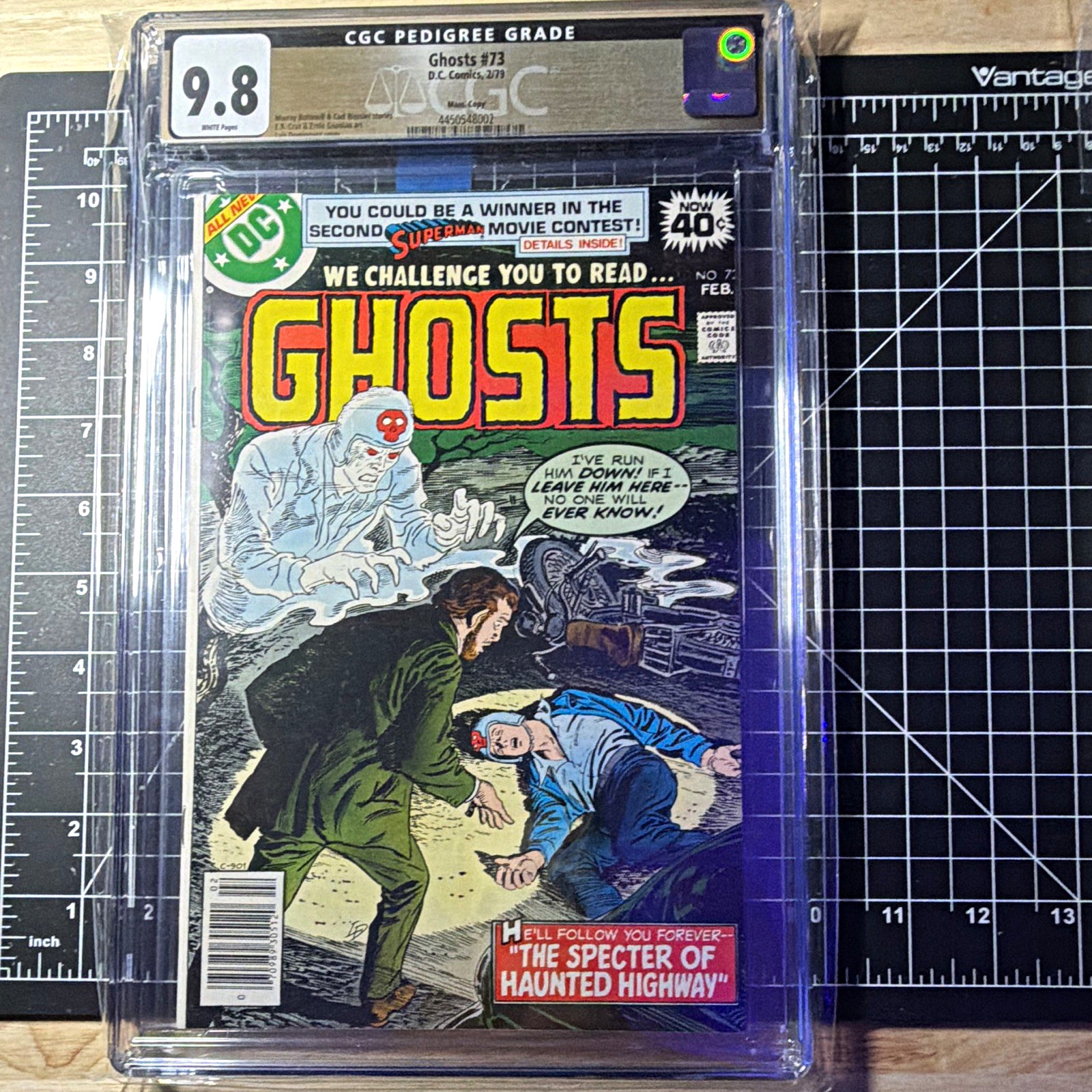 Ghosts #73 CGC 9.8 DC Comics 1979 Top Pop Mass Pedigree Ghosts #73 CGC 9.8 DC Comics 1979 Top Pop Mass Pedigree