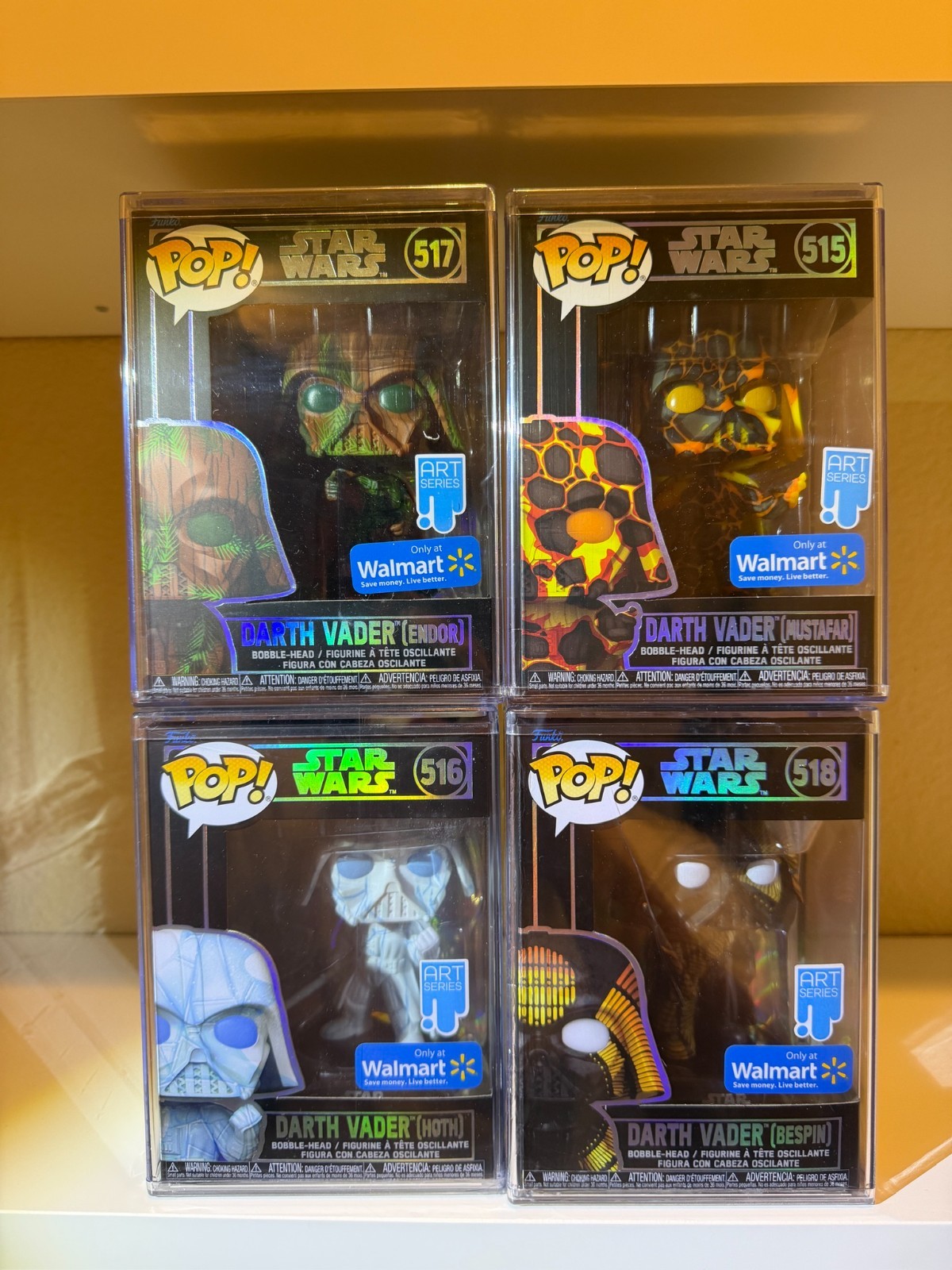 FUNKO POP STAR WARS DARTH VADER - Art Series- Walmart Exclusive Set FUNKO POP STAR WARS DARTH VADER - Art Series- Walmart Exclusive Set