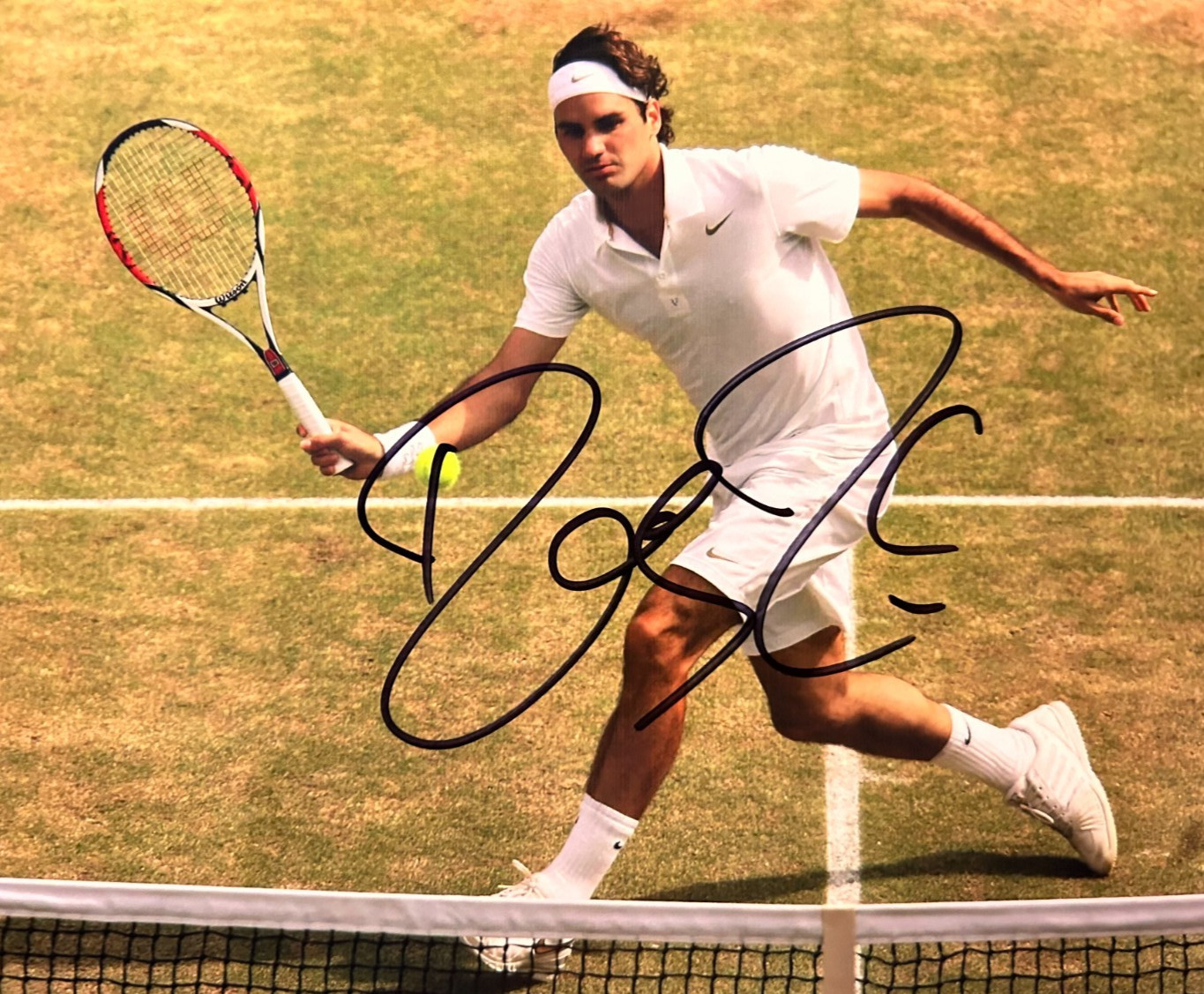 Roger Federer Signed Autograph 8x10\