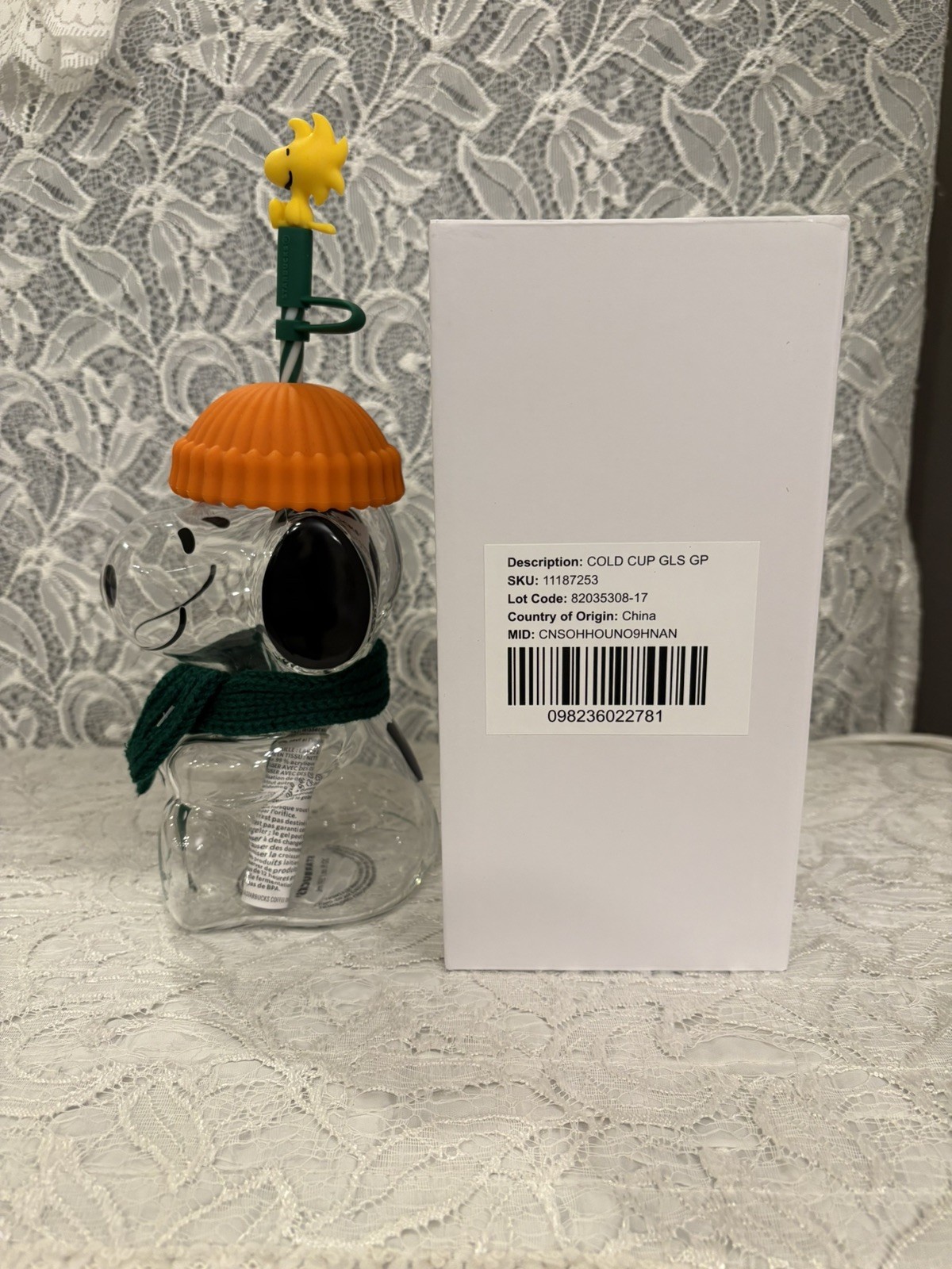 Authentic USA SELLER 2026 Starbucks The Snoopy™ Glass Cold Cup in original box Authentic USA SELLER 2026 Starbucks The Snoopy™ Glass Cold Cup in original box