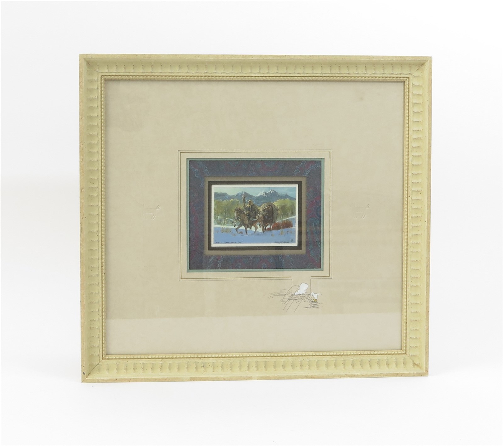 Original Signed, Framed, & Remarked Matte Merlin Little Thunder 2.5 Original Signed, Framed, & Remarked Matte Merlin Little Thunder 2.5