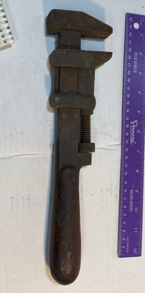 Vintage H.D Smith Perfect Handle Wrench Monkey 12” Tool Pipe Plumber 1901 Pat. Vintage H.D Smith Perfect Handle Wrench Monkey 12” Tool Pipe Plumber 1901 Pat.