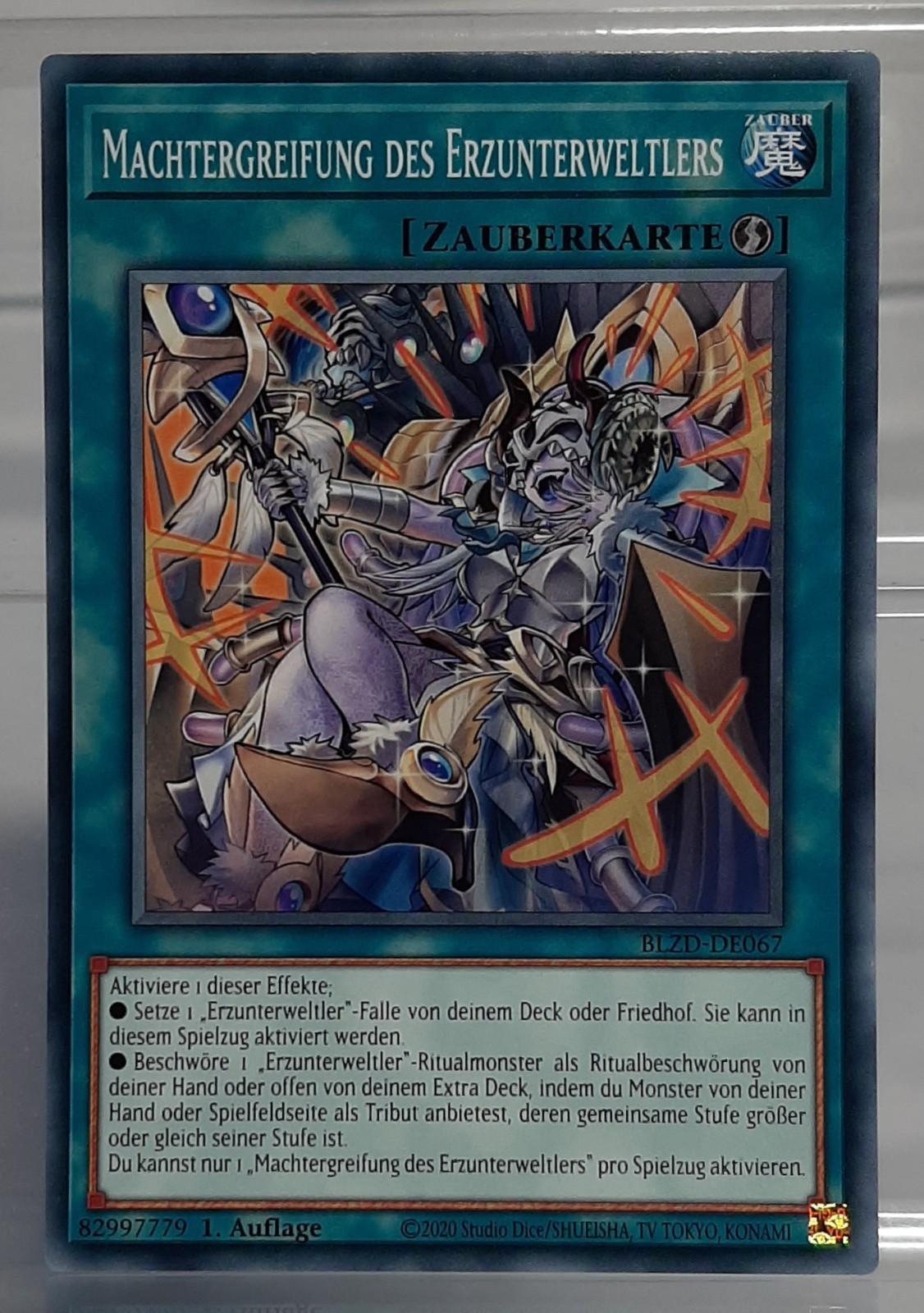 Playset 3x seizure of power by the archfiend - spell - blazing dominion de/nm