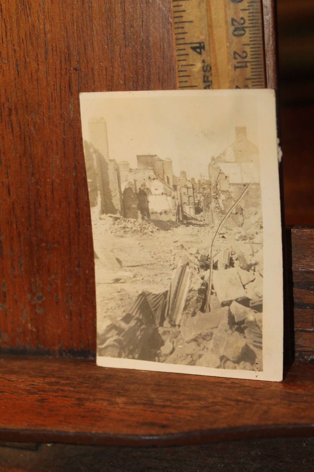 WWII Photo 985th Ordnance US Army Destroyed Buildings 1944 Saint-Lô France WWII Photo 985th Ordnance US Army Destroyed Buildings 1944 Saint-Lô France