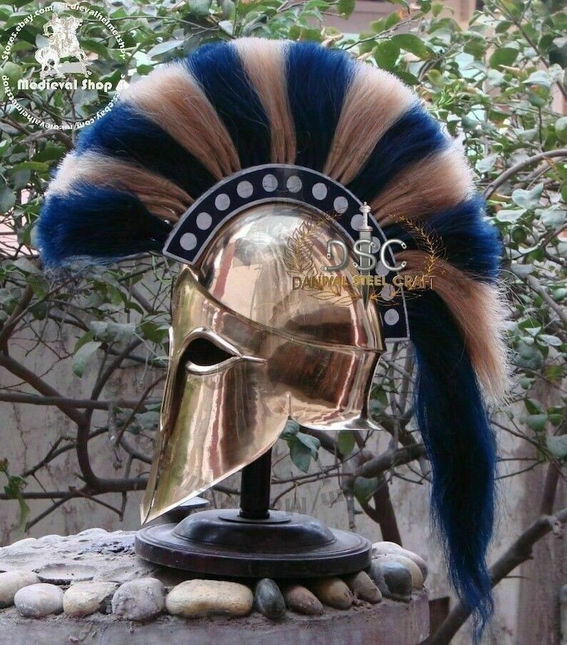 Medieval Greek Leonidas Greek Spartan Roman Helmet 300 Movie Authentic