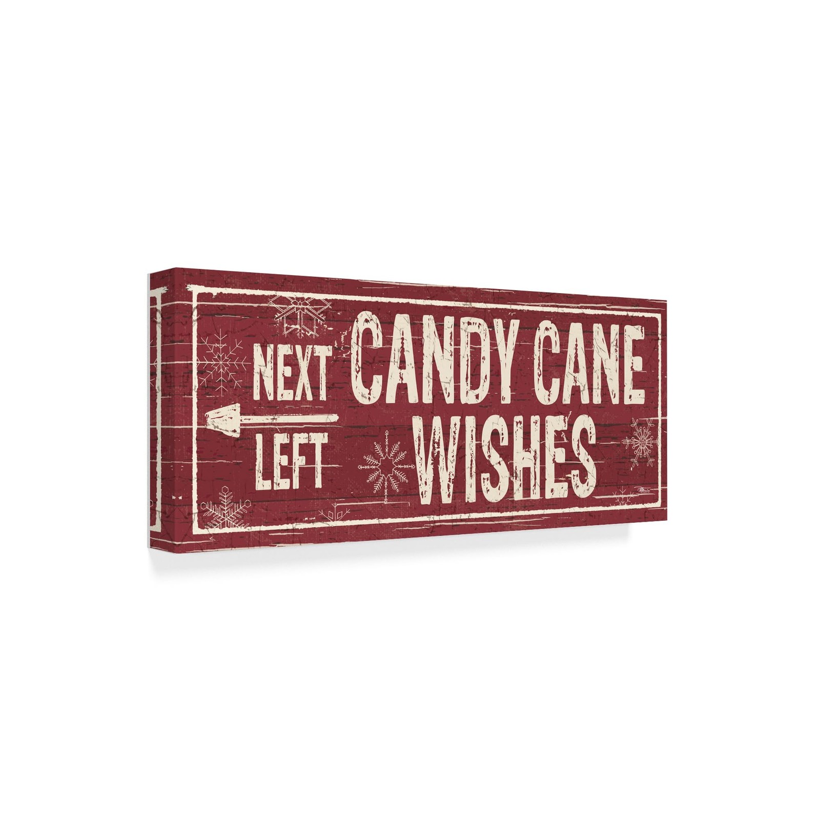 Trademark Fine Art Pela Studio 'christmas Signs VI' Canvas Art Trademark Fine Art Pela Studio 'christmas Signs VI' Canvas Art