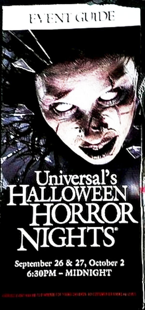 2006-22 HALLOWEEN HORROR NIGHT MAP EVENT GUIDE U PICK UNIVERSAL STUDIO $2.95 -UP