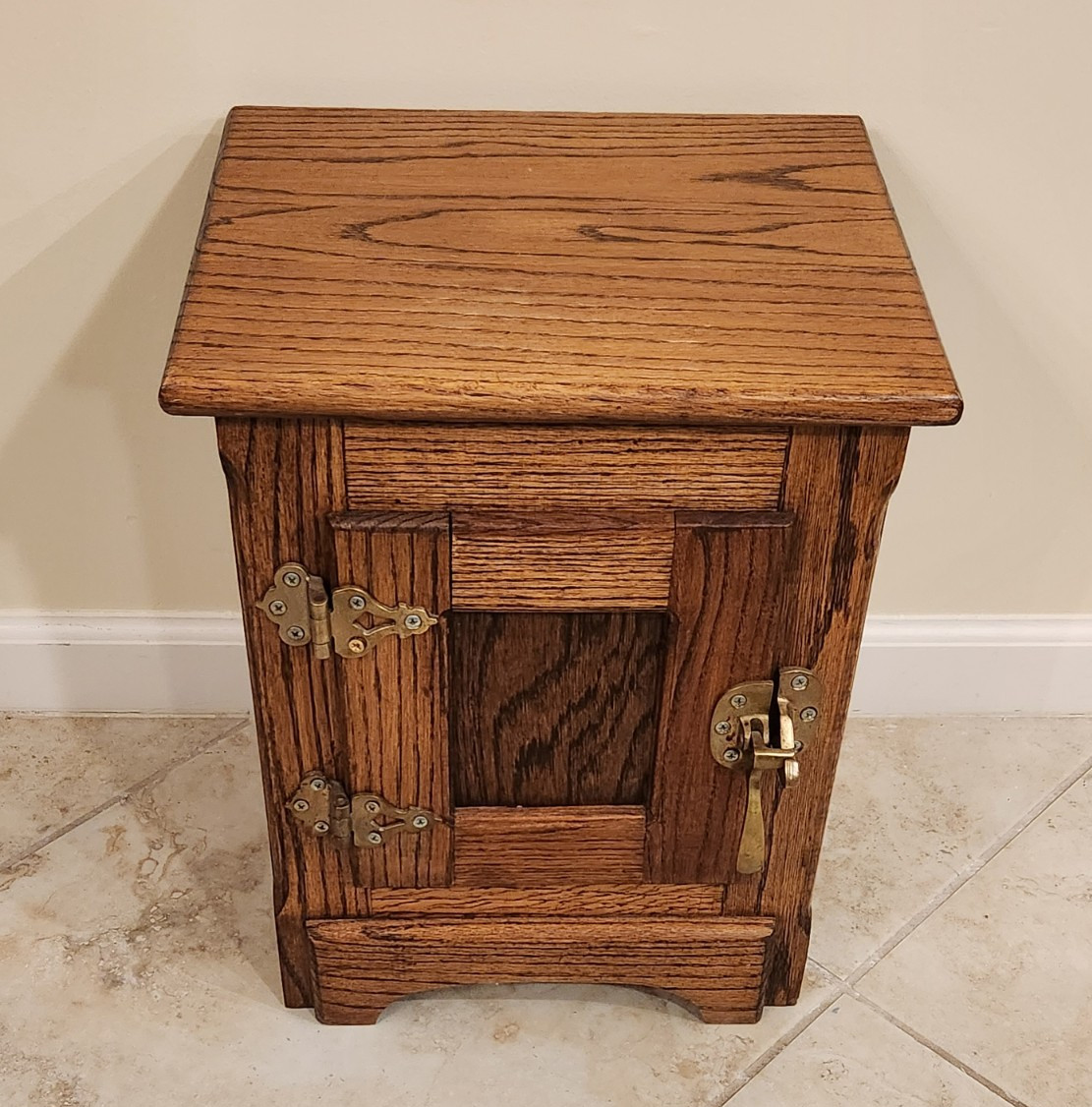 Beautiful Antique Oak Ice Box-Salesman Sample-18