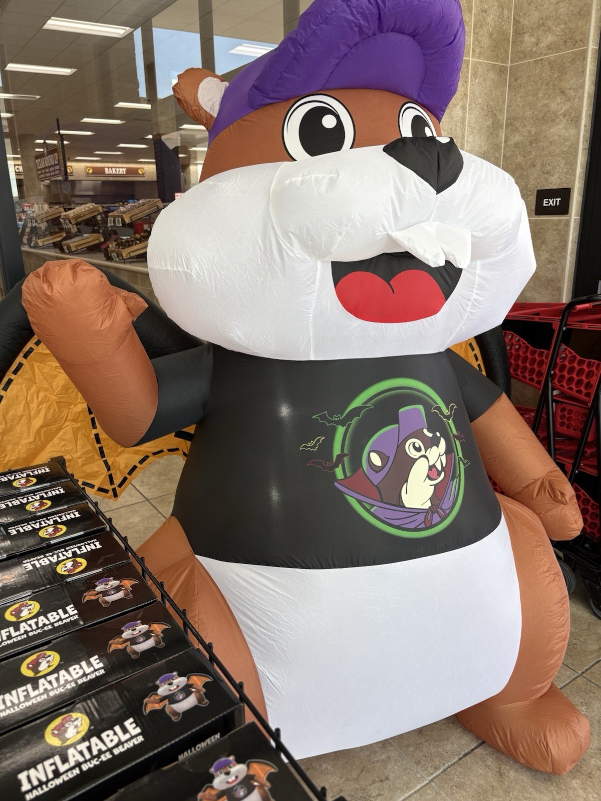 Buc-ee's Halloween Bat Beaver Mascot 6' Ft Inflatable Halloween Lighted NEW NIB