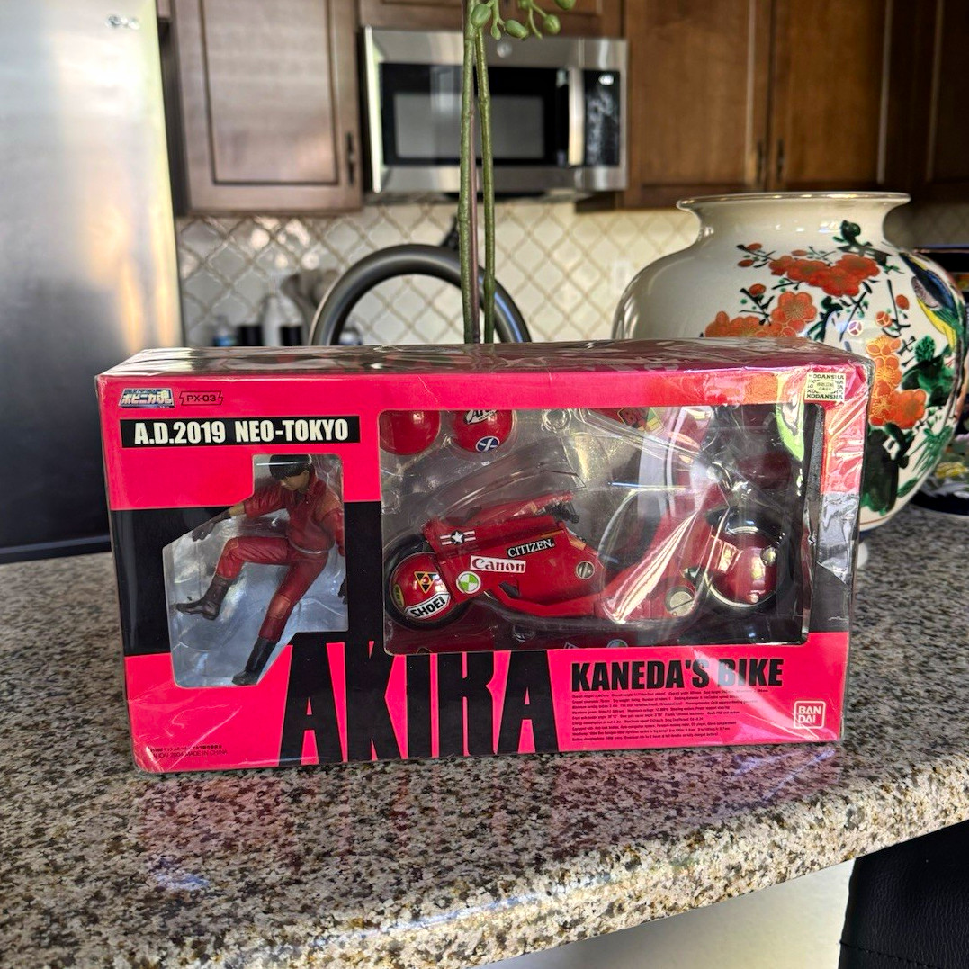 Bandai Akira Kaneda Bike Figure PX-03 Original Unopened Packaging Bandai Akira Kaneda Bike Figure PX-03 Original Unopened Packaging