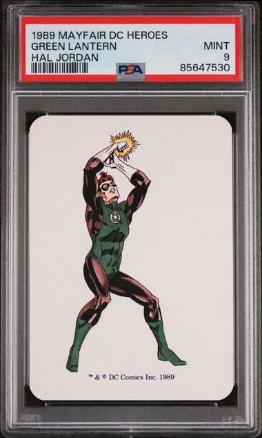 1989 MAYFAIR DC HEROES GREEN LANTERN HAL JORDAN PSA 9