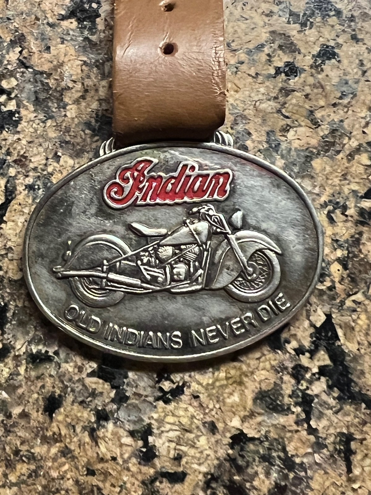 Vintage Indian Motorcycle 1960s Key FOB. Sterling Silver Vintage Indian Motorcycle 1960s Key FOB. Sterling Silver