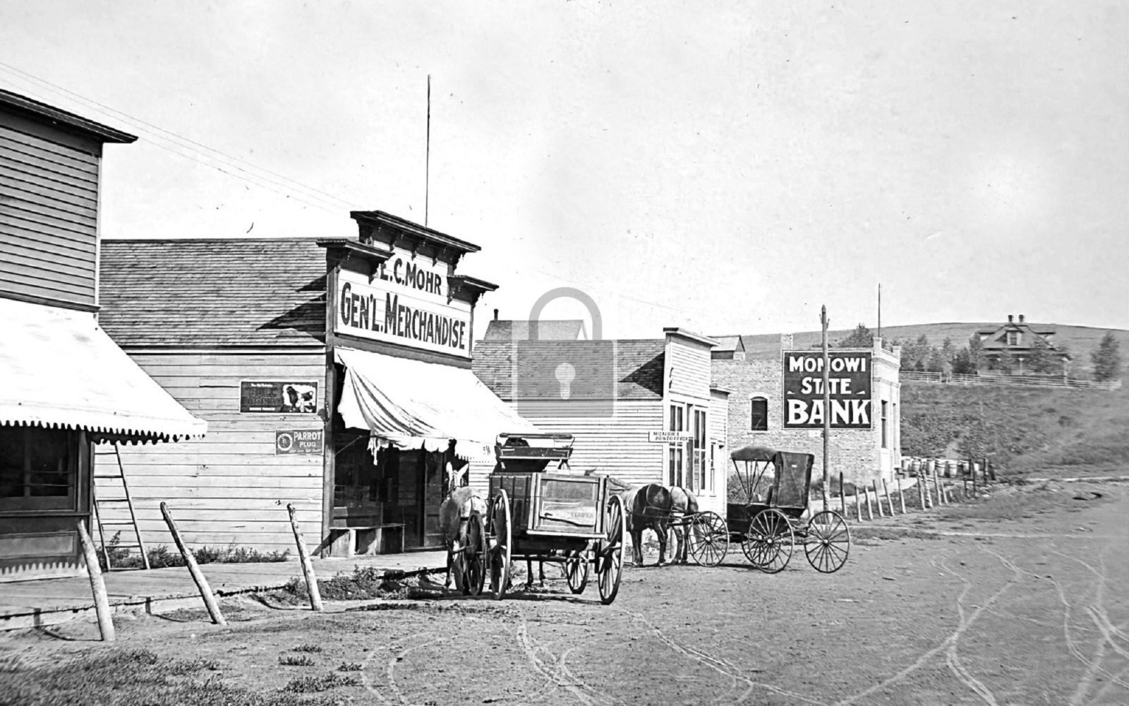 Street View General Store Monowi Nebraska NE - Reprint Street View General Store Monowi Nebraska NE - Reprint