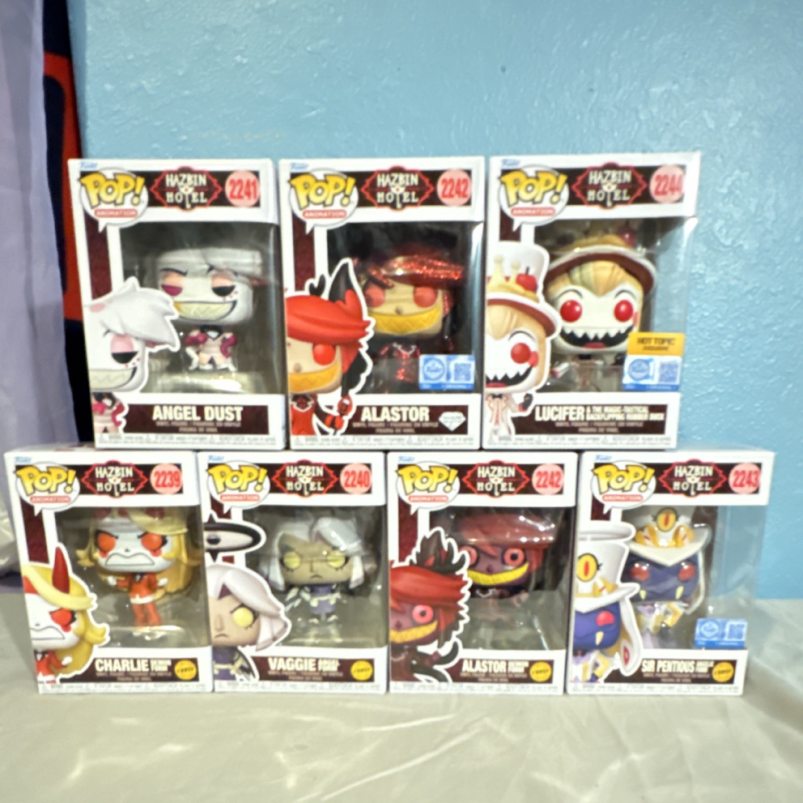 Funko Hazbin Hotel Vinyl Figures Lot of 7 Hot Topic Exclusive Boxed 2024 Funko Hazbin Hotel Vinyl Figures Lot of 7 Hot Topic Exclusive Boxed 2024