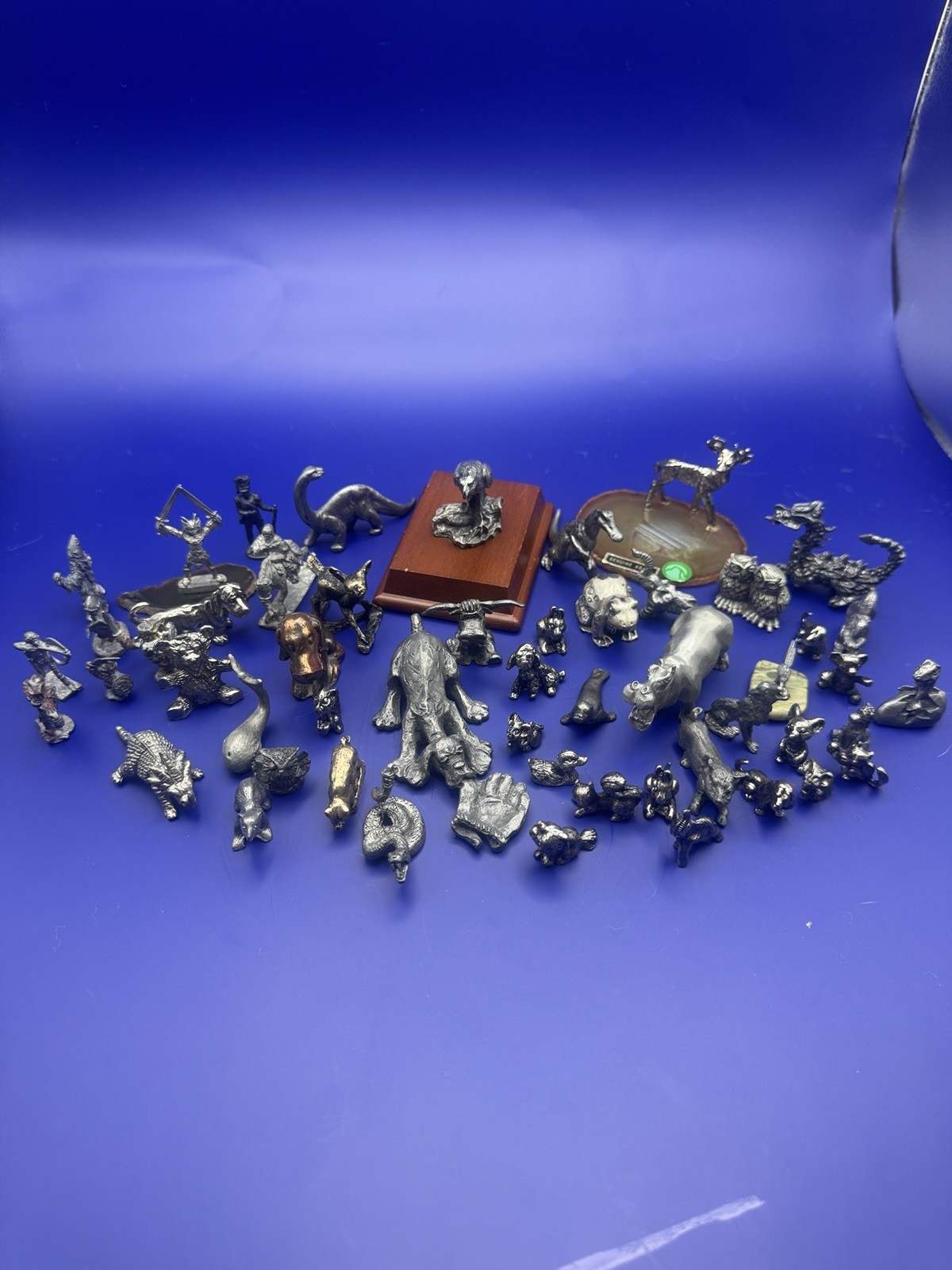 Huge Lot of Pewter Figurine Miniatures Huge Lot of Pewter Figurine Miniatures
