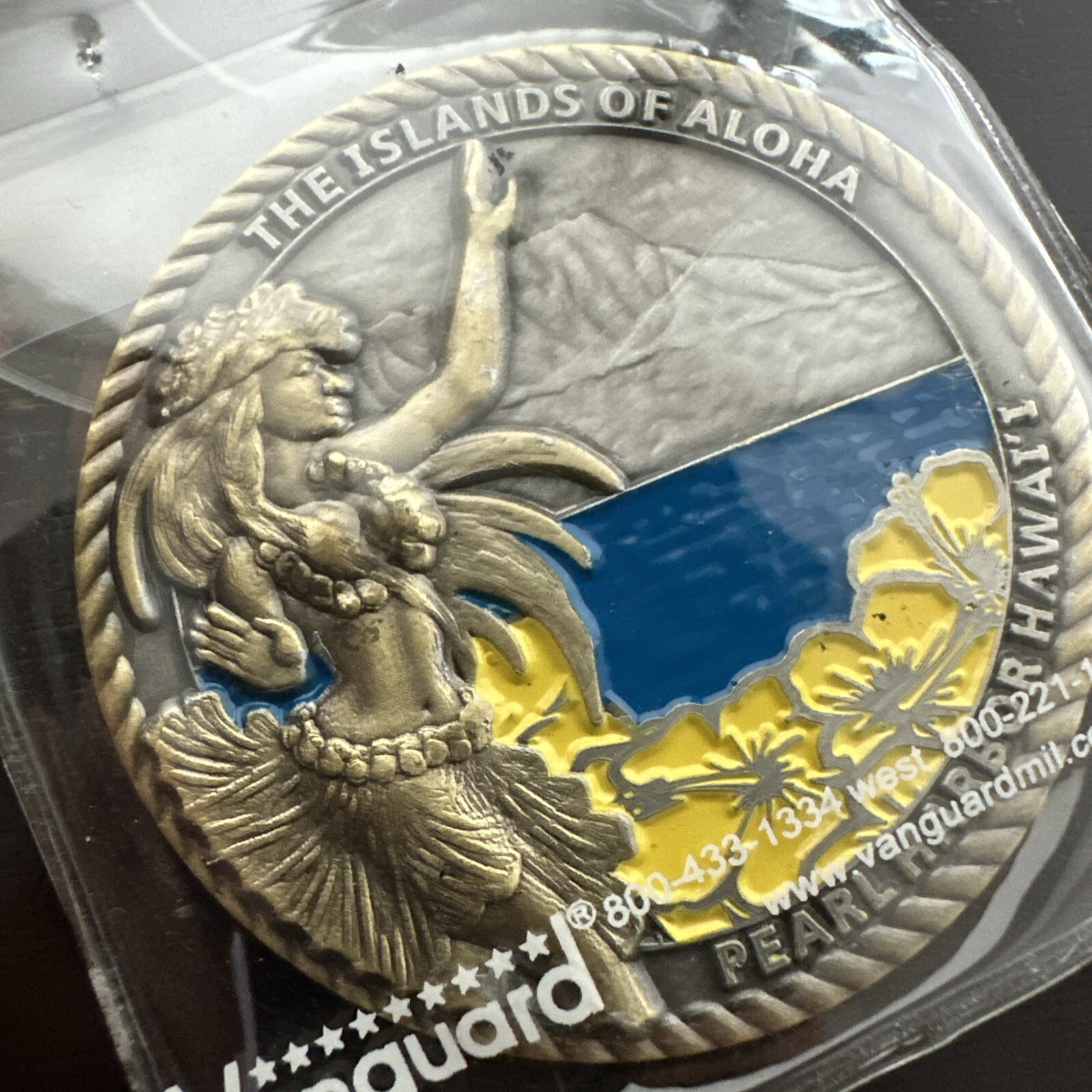 2018RIMPAC Joint Base Pearl Harbor Hula Girl Challenge Coin US Navy JBPHH Hawaii 2018RIMPAC Joint Base Pearl Harbor Hula Girl Challenge Coin US Navy JBPHH Hawaii