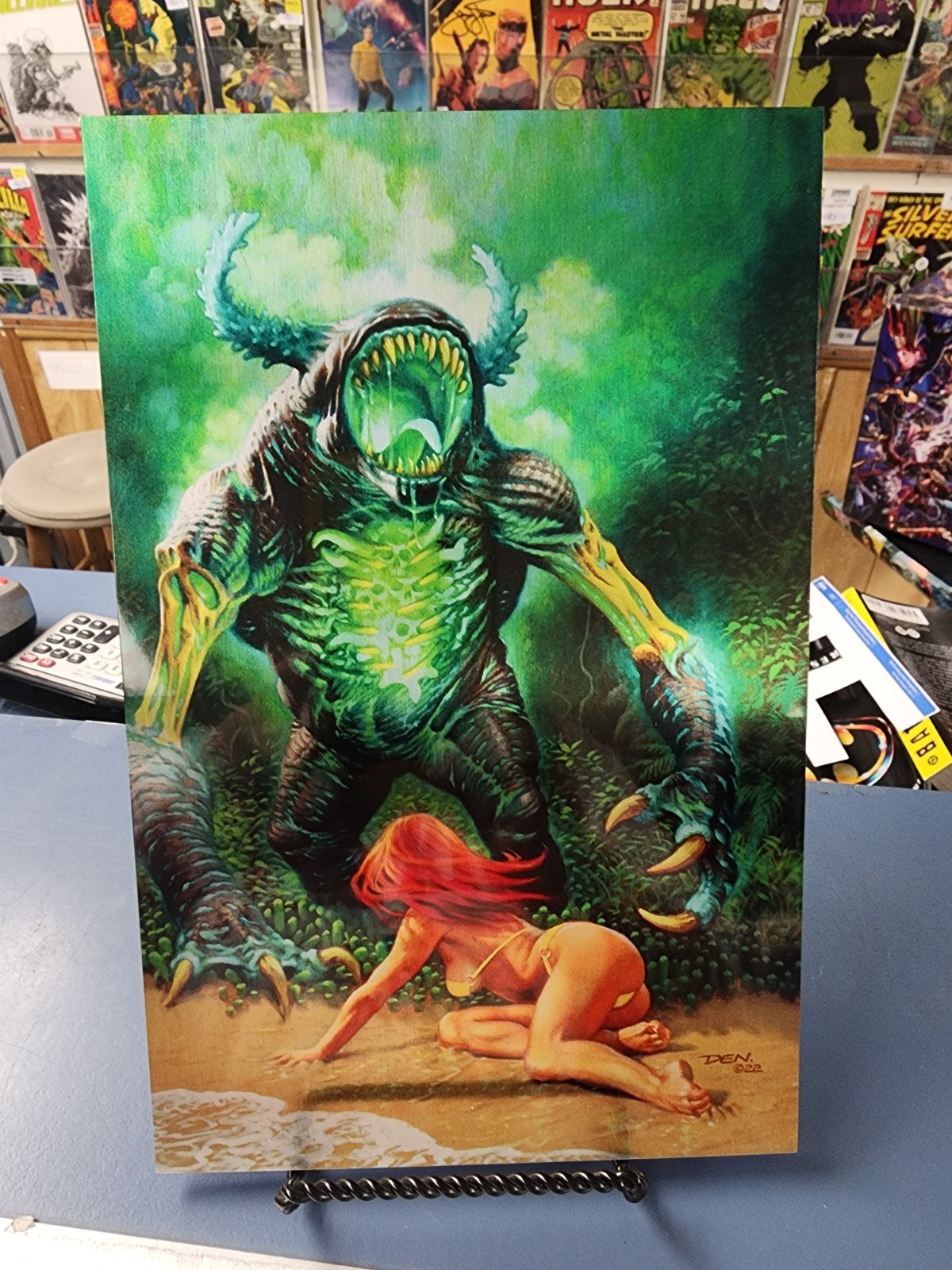 They Call Us Monsters #1. Beautiful Metal Cover. Virgin. Mint