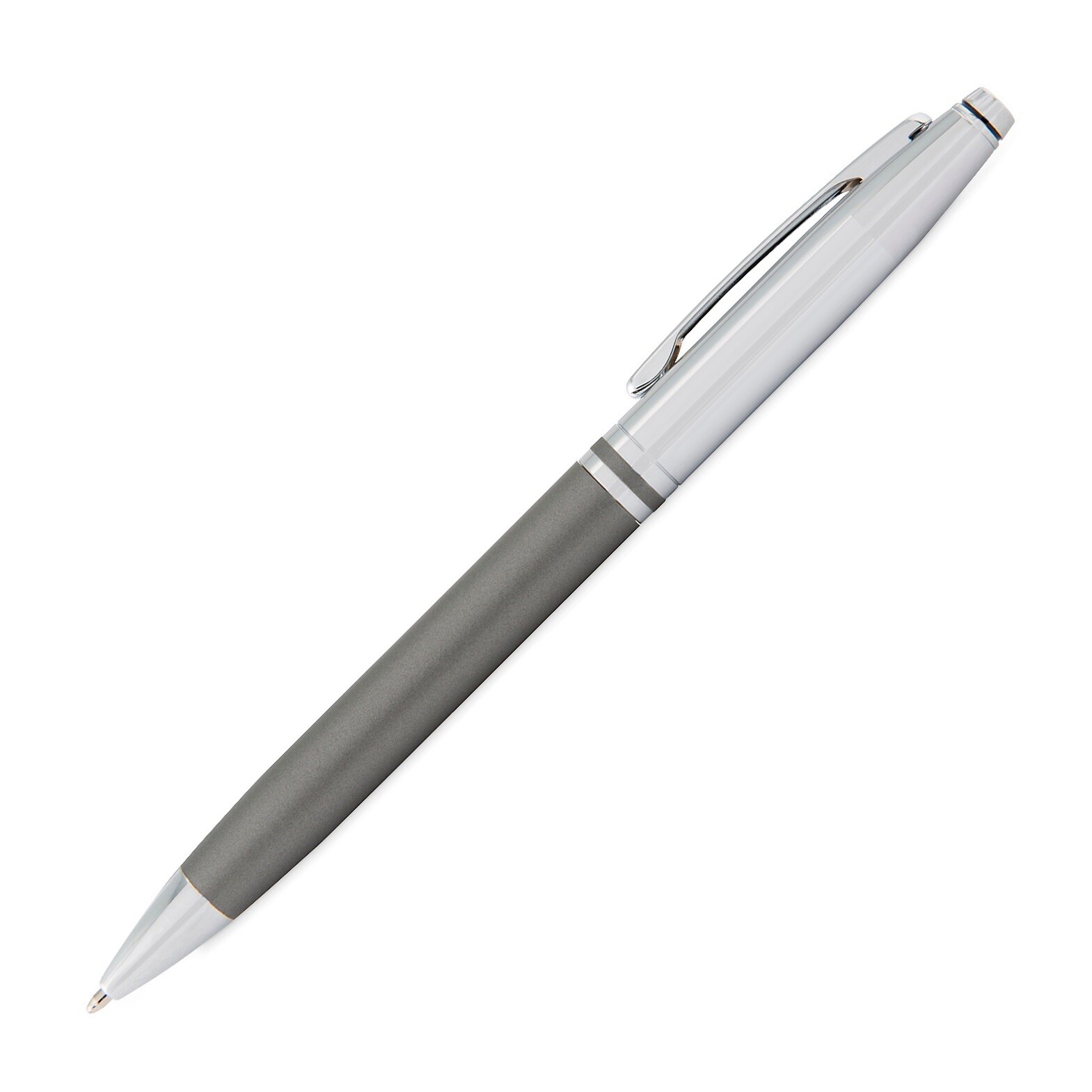 Cross Avitar Ballpoint Pen, Grey & Polished Chrome, Brand New In Box Cross Avitar Ballpoint Pen, Grey & Polished Chrome, Brand New In Box