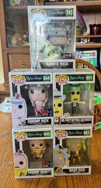 Rick and Morty Funko Pop Lot - Mixed and Rare Excellent Condition