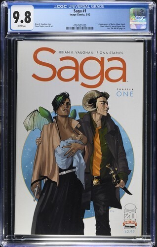 Saga #1 CGC 9.8 Vaughan Staples Image Comics Image Comics 2012 1st Print