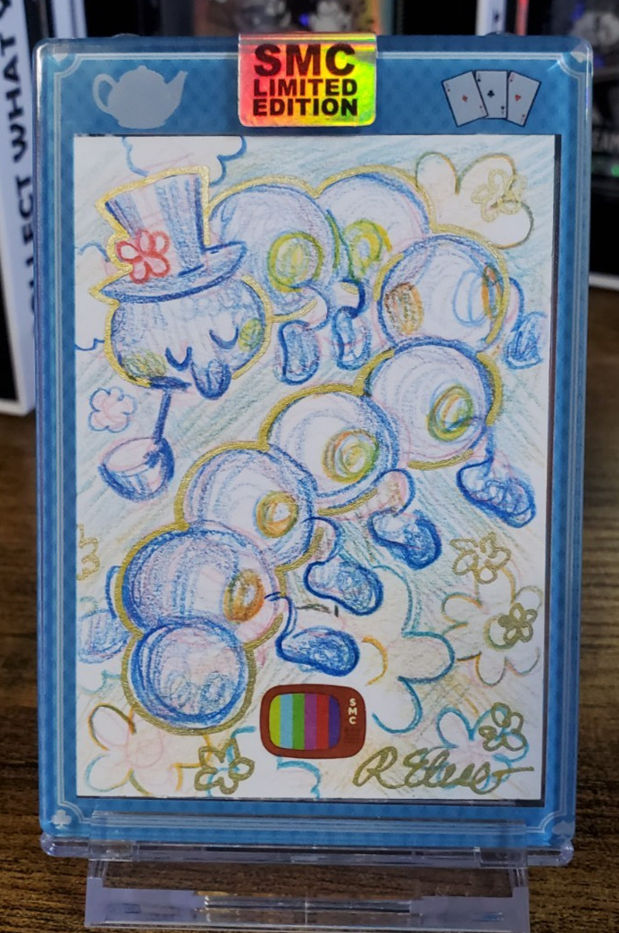 SMC 1/1 Alice in Wonderland SKETCH card by RACHEL ELESE - Saturday Morning Cards