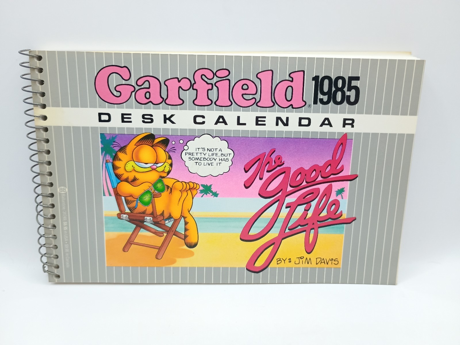 Vintage 1985 Garfield Weekly Desk Calendar Spiral Bound New Unmarked Nice Nice Vintage 1985 Garfield Weekly Desk Calendar Spiral Bound New Unmarked Nice Nice