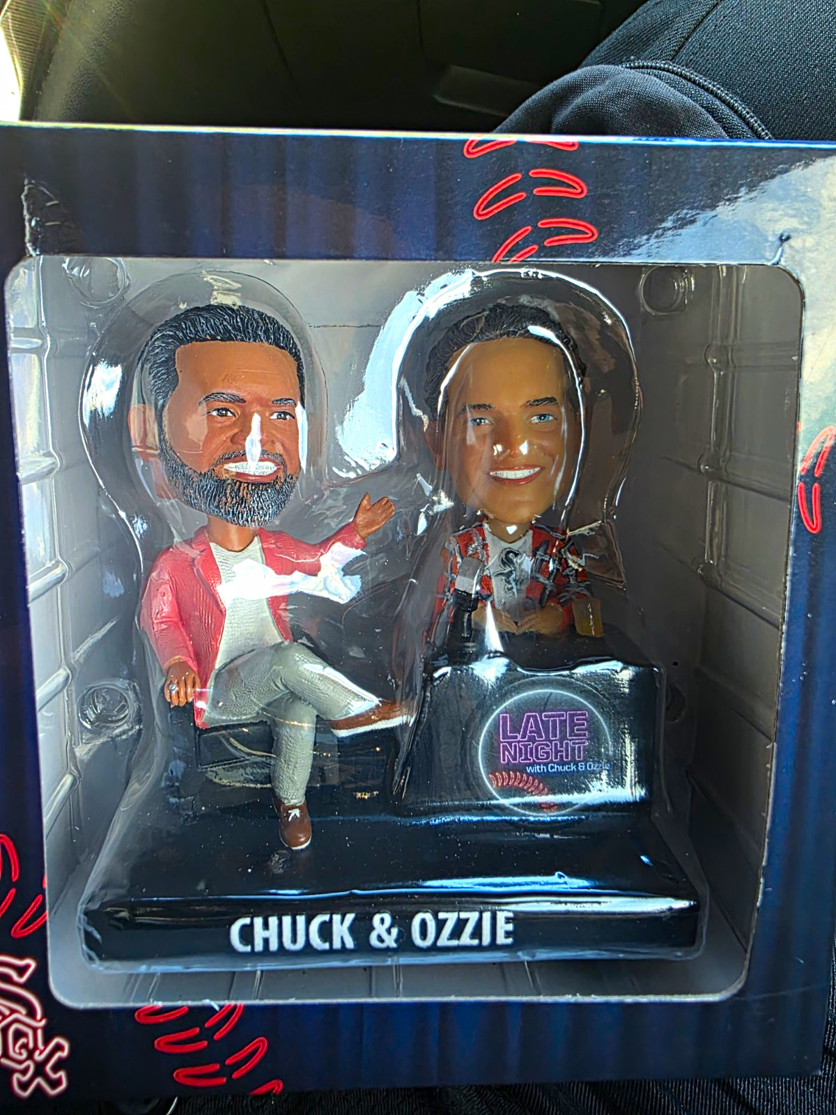 CHSN Chuck & Ozzie Late Night Chicago White Sox Bobblehead Exclusive CHSN Chuck & Ozzie Late Night Chicago White Sox Bobblehead Exclusive