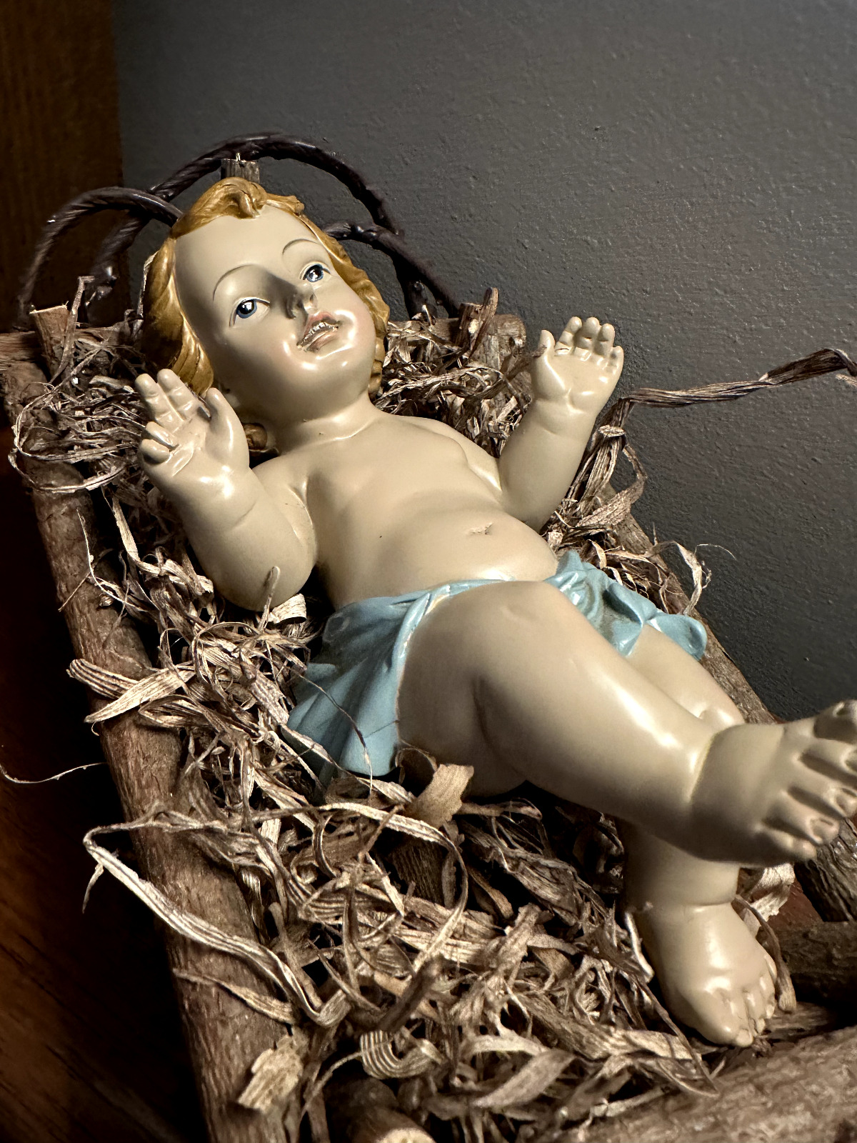 Infant Jesus with Crib