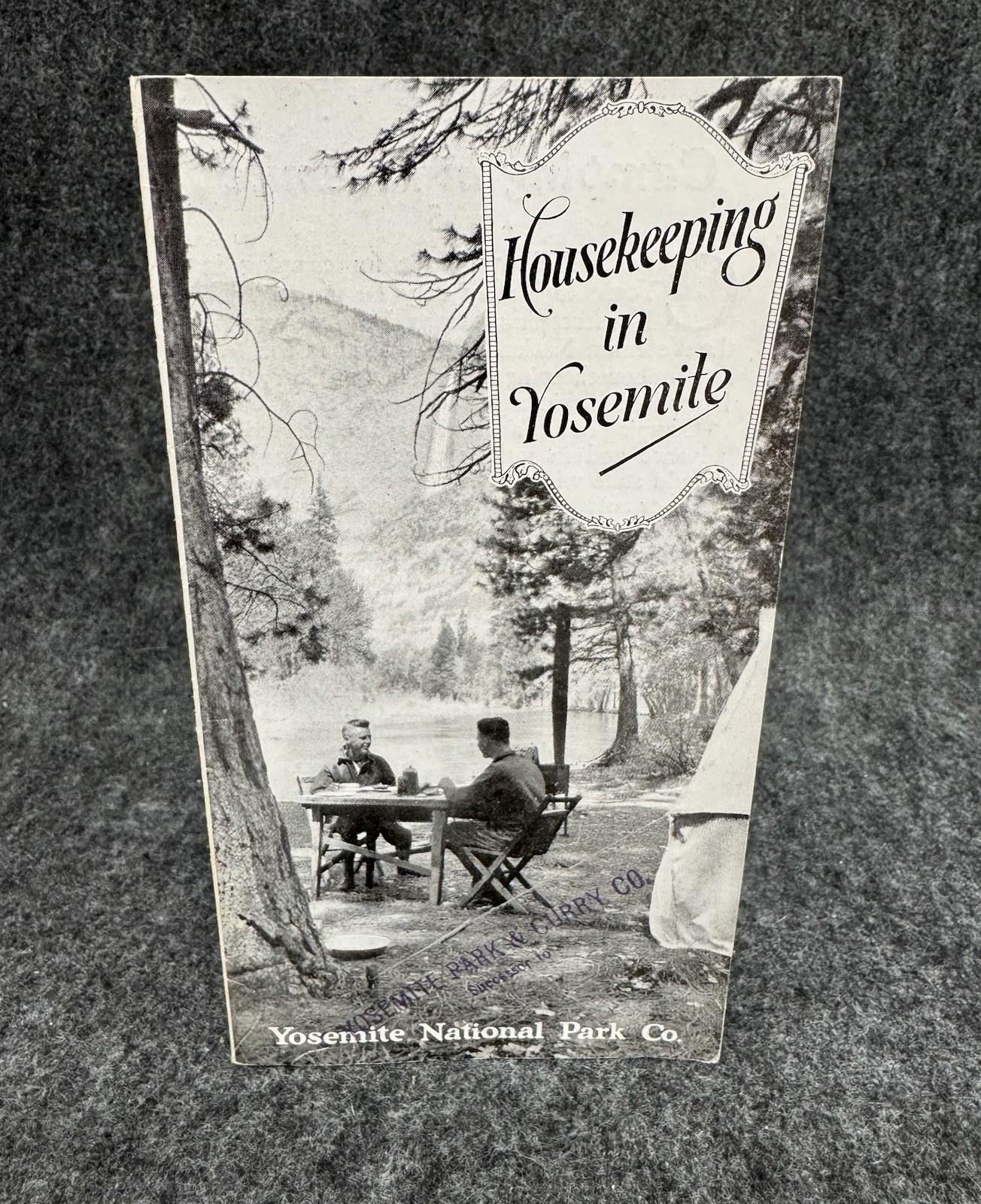 RARE 1925 Camp Curry Housekeeping in Yosemite Park Ad Brochure Tent Camping Rate RARE 1925 Camp Curry Housekeeping in Yosemite Park Ad Brochure Tent Camping Rate