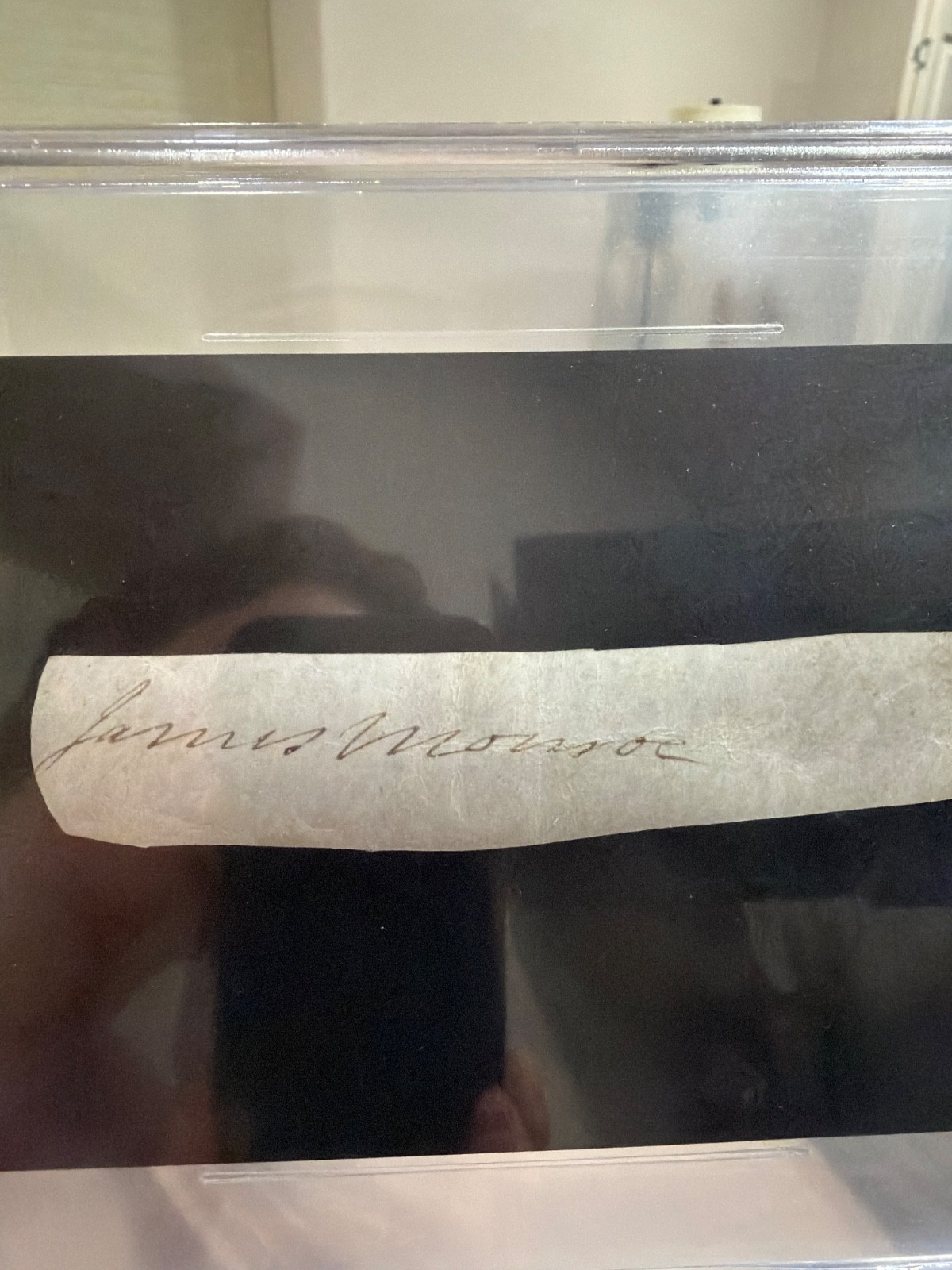 James Monroe Autograph/Signature, Beckett Authenticated, Great Example-Full Name