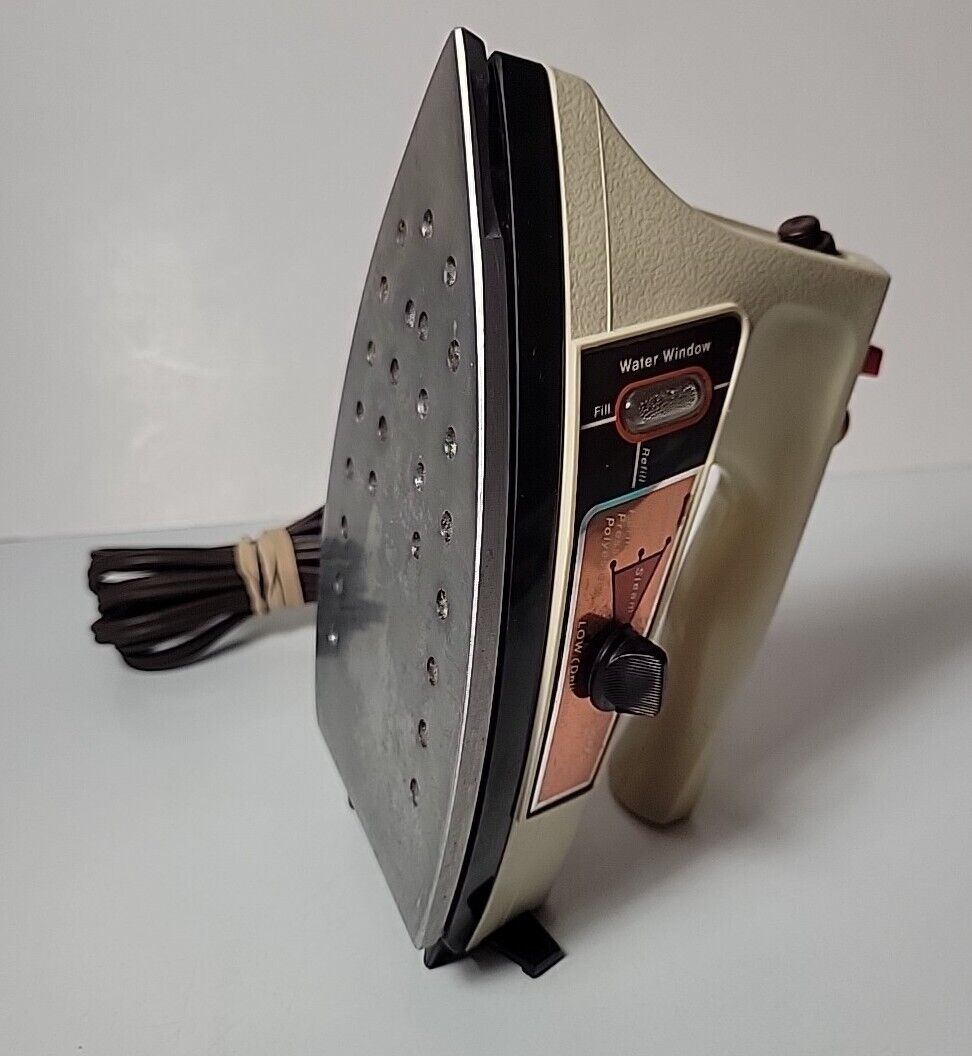 Vintage General Electric Working Steam and Dry Clothes Iron