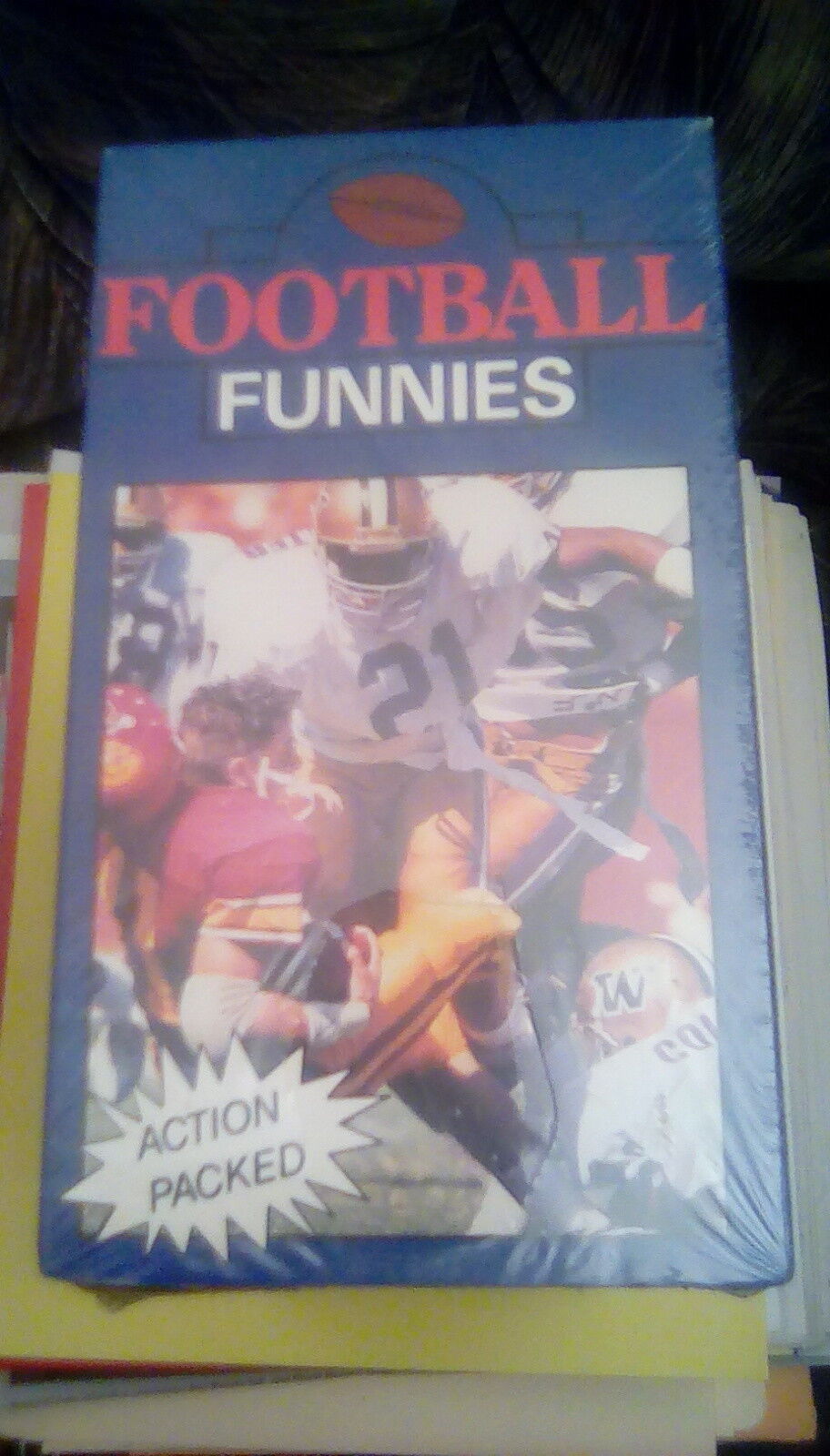 Football Funnies RARE Goodtimes release (1987) VHS vintage 80s pro college NEW