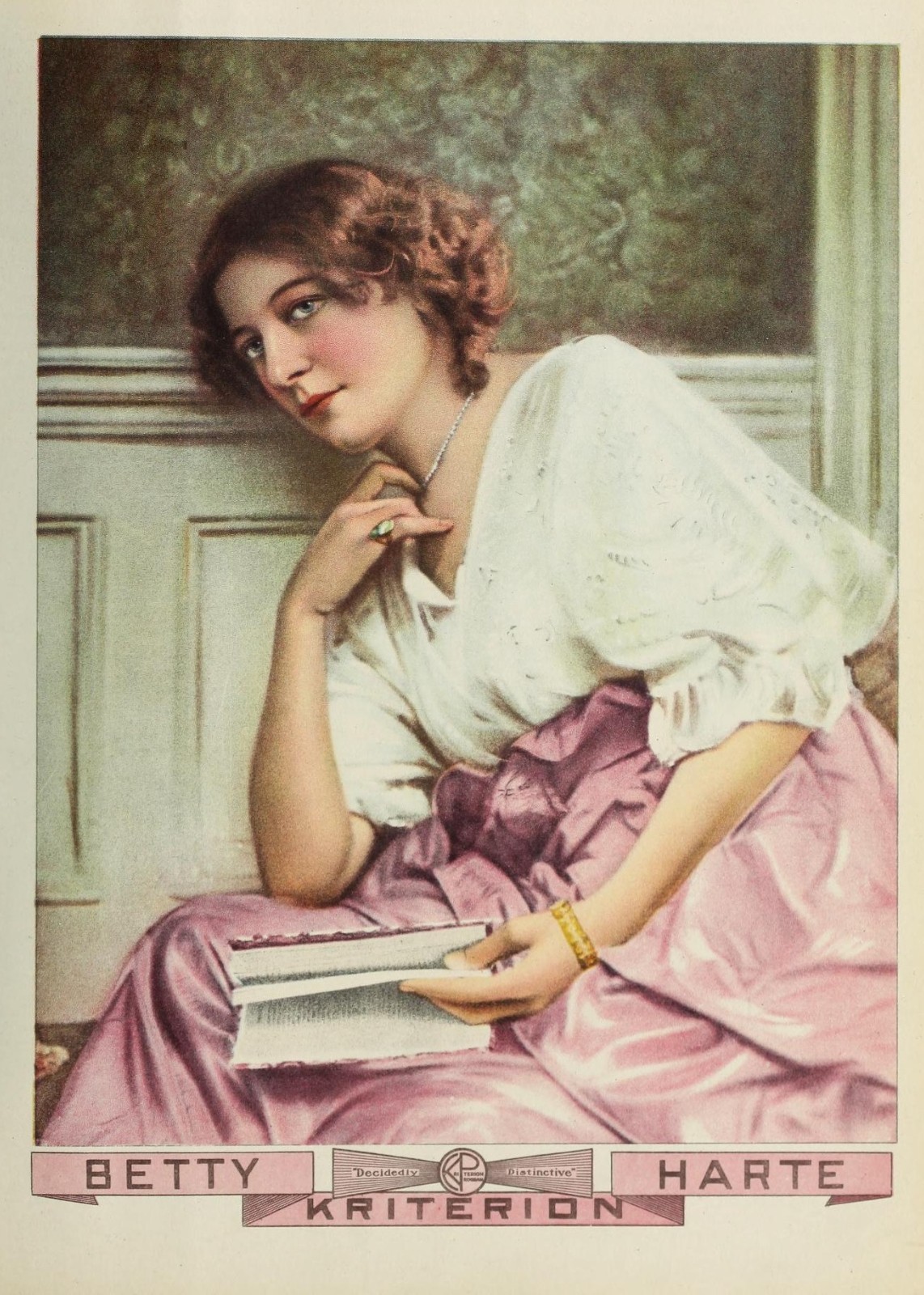 BETTY HARTE - Early Movie Star - 1915 Magazine Image - 5 x 7 in Reprint BETTY HARTE - Early Movie Star - 1915 Magazine Image - 5 x 7 in Reprint