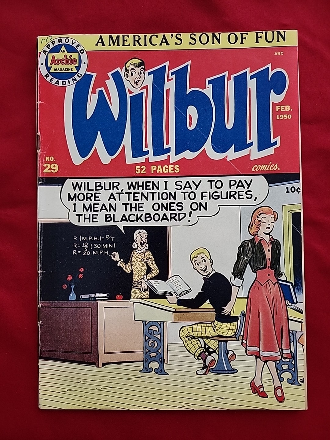 Wilbur #29 February 1950 Archie Comics America's Son Of Fun Wilbur #29 February 1950 Archie Comics America's Son Of Fun