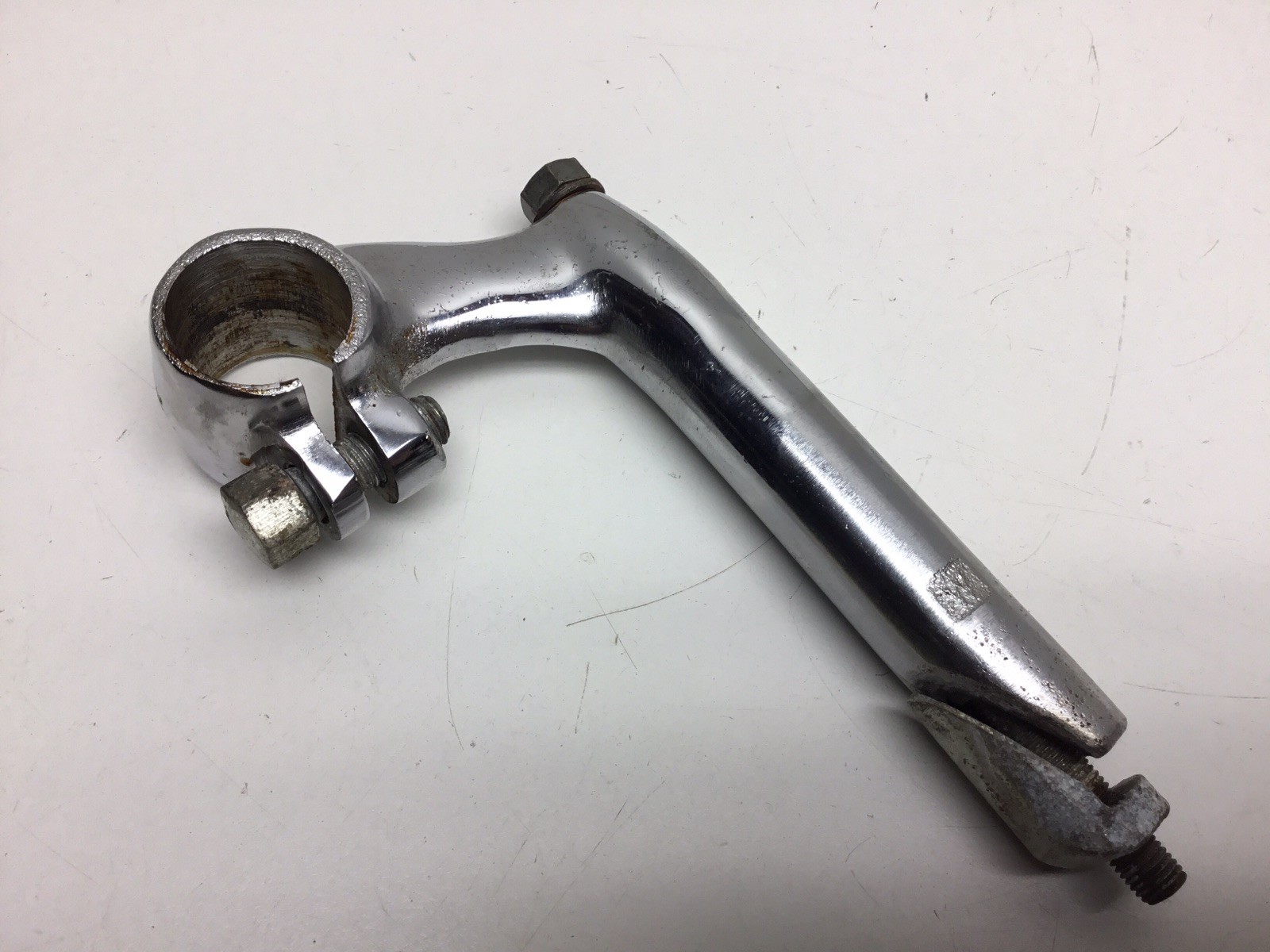 Vintage 1940/50s Wald Chrome Bicycle Stem Schwinn Elgin Roadmaster CWC Bike Vintage 1940/50s Wald Chrome Bicycle Stem Schwinn Elgin Roadmaster CWC Bike