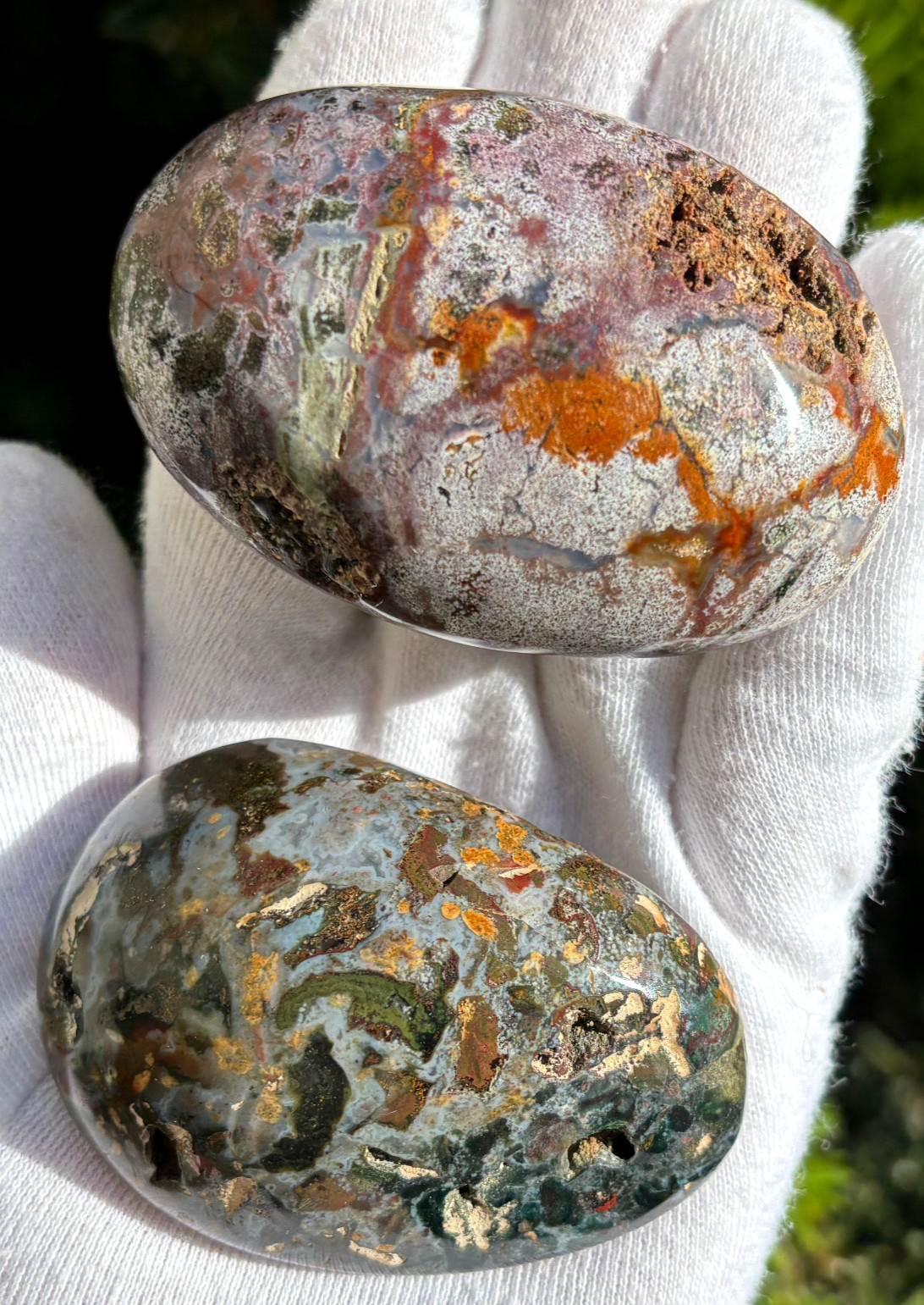 USA SALE 242g LOT OCEAN JASPER OJ PALMSTONES PALM STONES Palm Stone USA SALE 242g LOT OCEAN JASPER OJ PALMSTONES PALM STONES Palm Stone