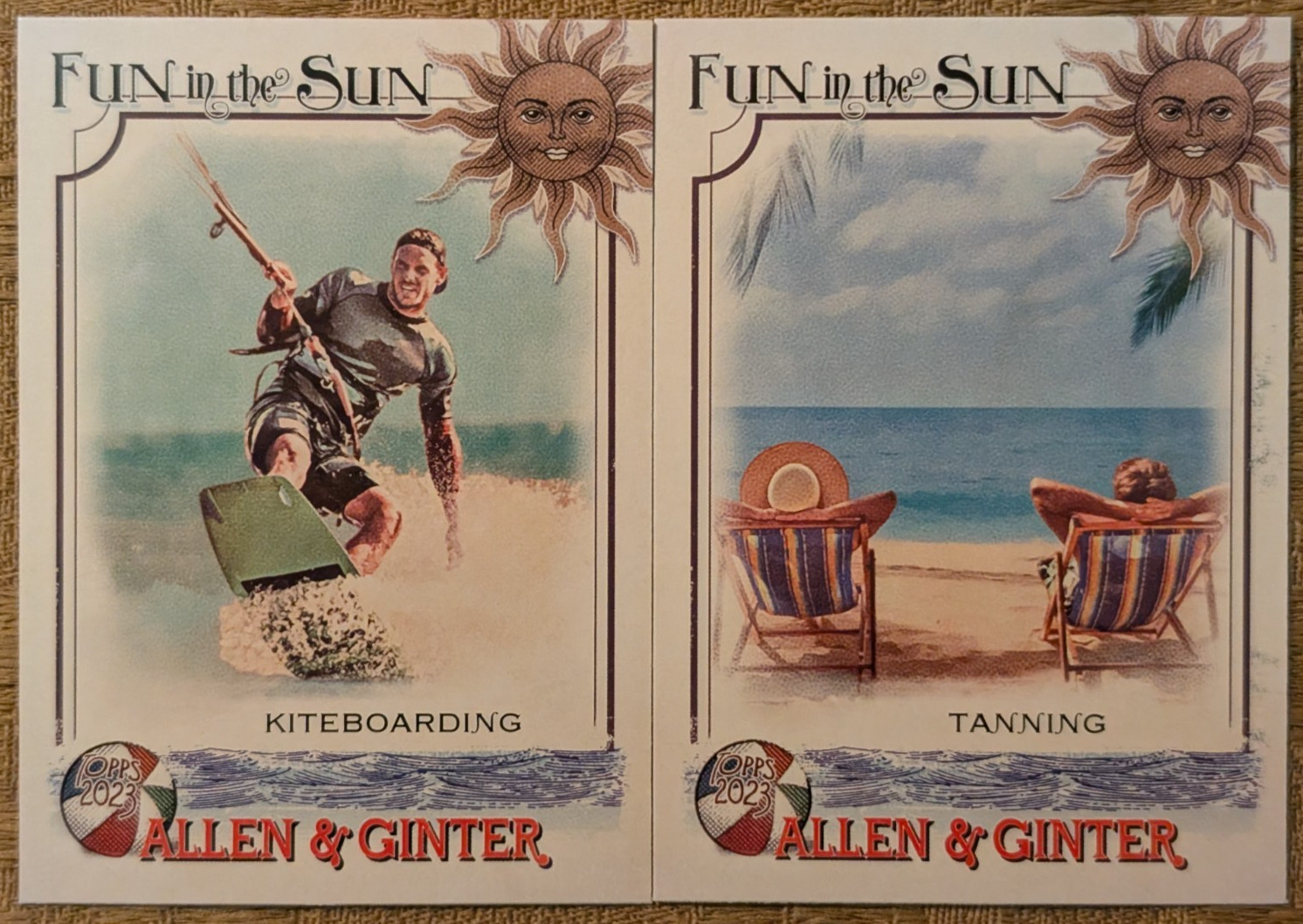 2023 Topps Allen & Ginter - Fun in the Sun - Lot of 2 Cards 2023 Topps Allen & Ginter - Fun in the Sun - Lot of 2 Cards