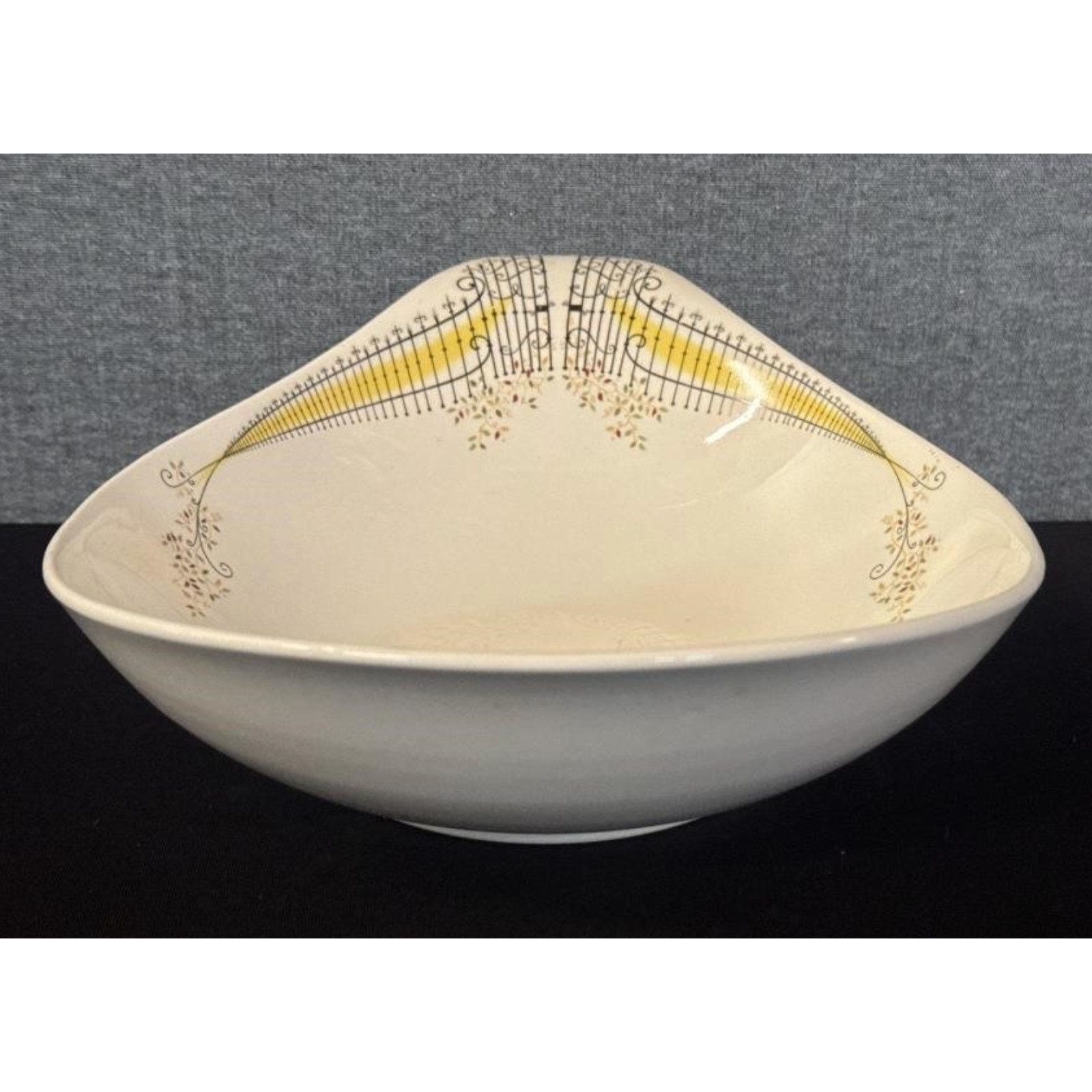 Hall China Eva Zeisel Hallcraft, Buckingham Pattern Oval Serving Dish 12\
