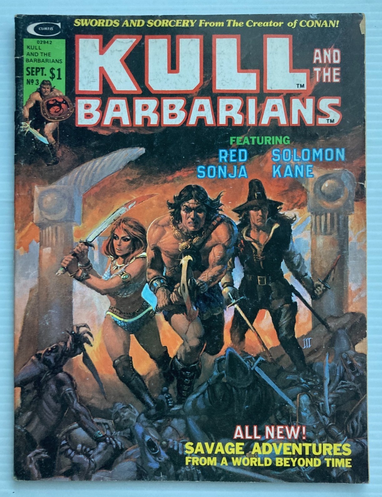 Stan Lee presents KULL AND THE BARBARIANS #3 (1975) \ Stan Lee presents KULL AND THE BARBARIANS #3 (1975) \