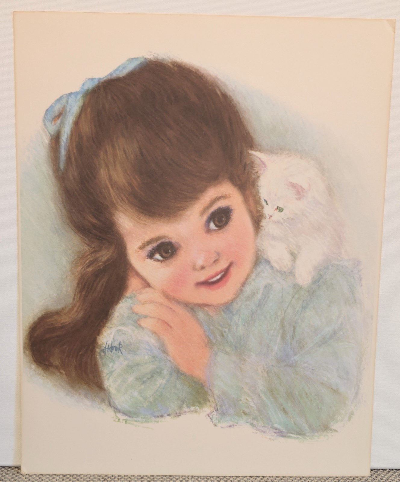 Vintage 1960's Art Prints (2), by Artist Frances Hook For Northern Tissue