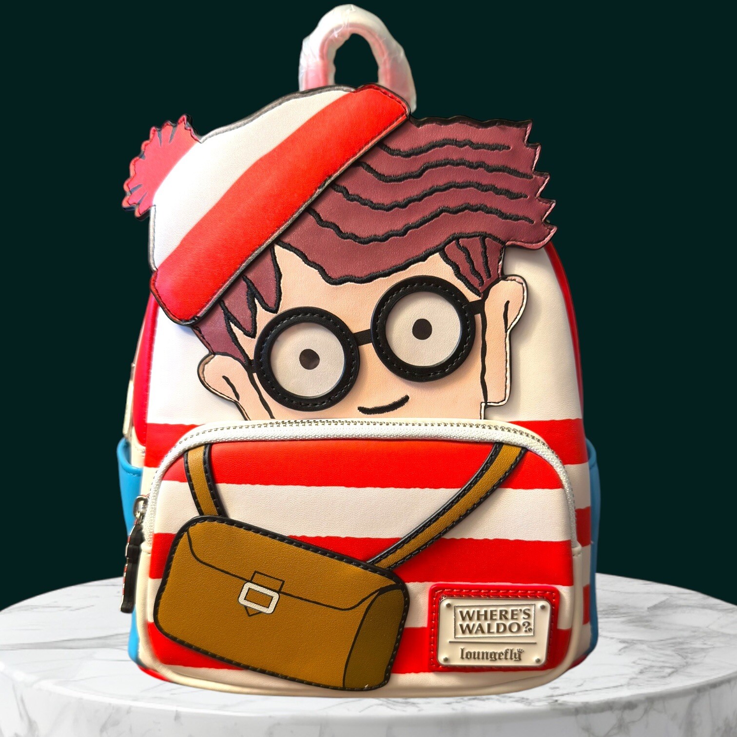 BRAND NEW Loungefly Where’s Waldo Cosplay Mini Backpack BRAND NEW Loungefly Where’s Waldo Cosplay Mini Backpack