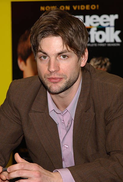 Gale Harold at Showtimes Queer as Folk cast stop by Tower Records - Old Photo 2
