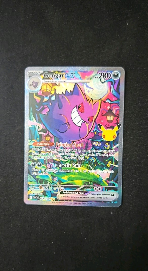 Pokemon 30th Celebrations Anniversary 30C 154/128 Gengar ex SIR Pokemon 30th Celebrations Anniversary 30C 154/128 Gengar ex SIR