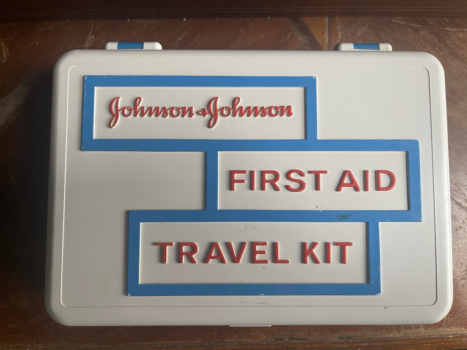 Vintage Johnson & Johnson First Aid Travel Kit 1960s Almost Complete Vintage Johnson & Johnson First Aid Travel Kit 1960s Almost Complete