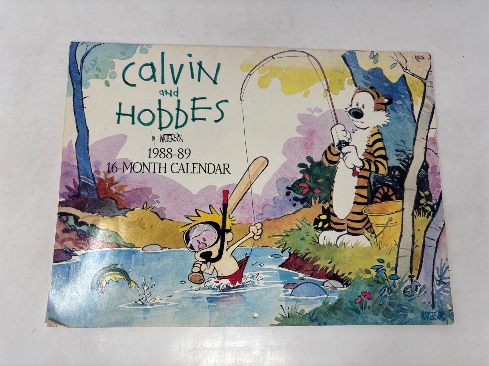 Calvin and Hobbes 1988-89 16-Month Calendar by Bill Watterson Unused Calvin and Hobbes 1988-89 16-Month Calendar by Bill Watterson Unused