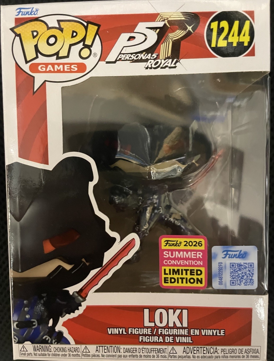 LOKI PERSONA 5 2026 SDCC EXCLUSIVE FUNKO POP OFFICIAL CON STICKER - PRESALE LOKI PERSONA 5 2026 SDCC EXCLUSIVE FUNKO POP OFFICIAL CON STICKER - PRESALE